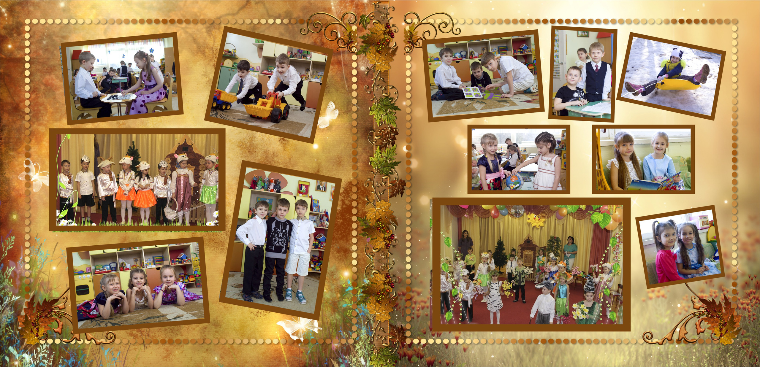 Сказка 4000р 4 разворота ствердыми страницами и с персональной обложкой 30×30 с. Art photographer Nino