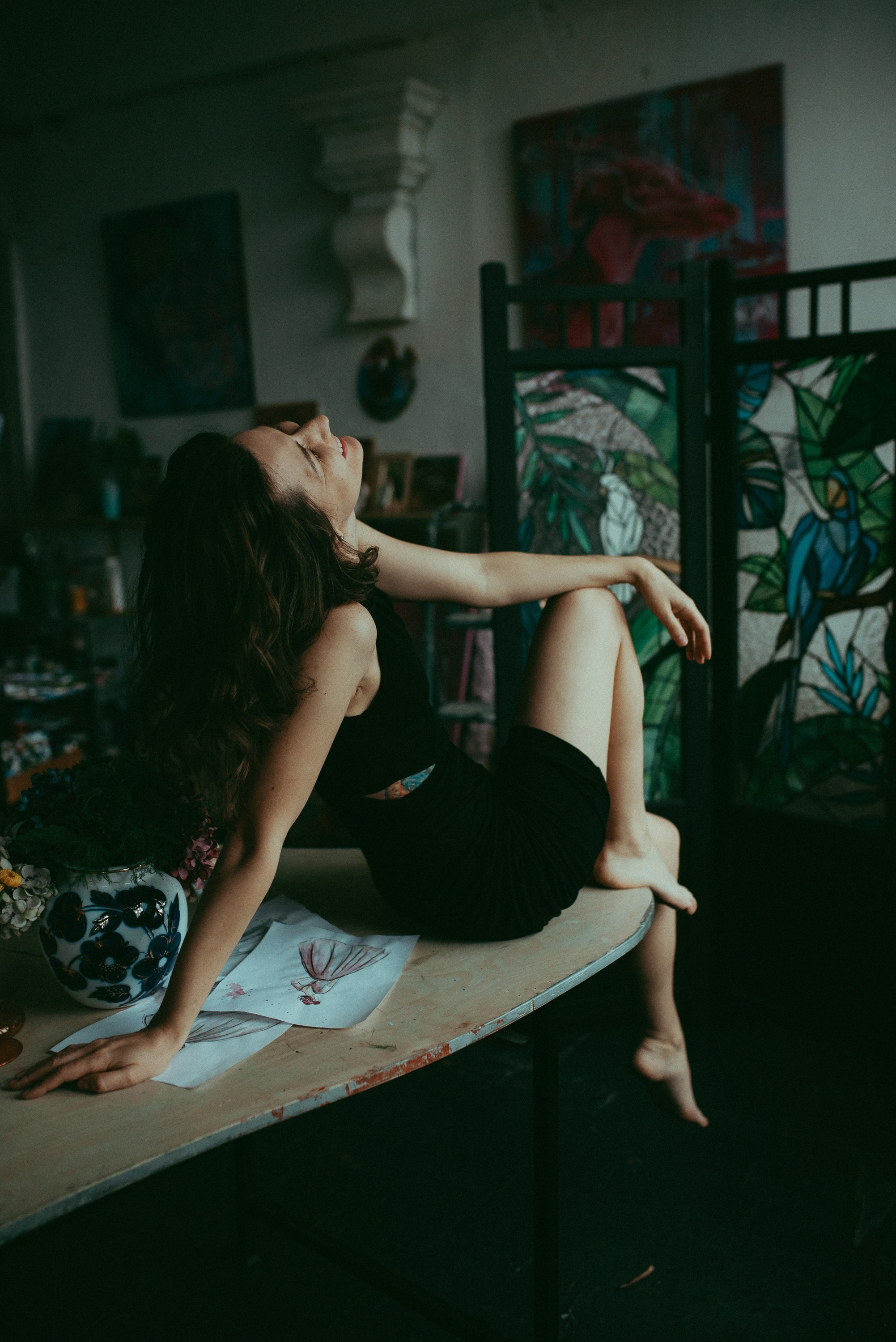 Даша в Мастерской. Семейный и детский фотограф в Новосибирске и Краснообске — Анна Ким