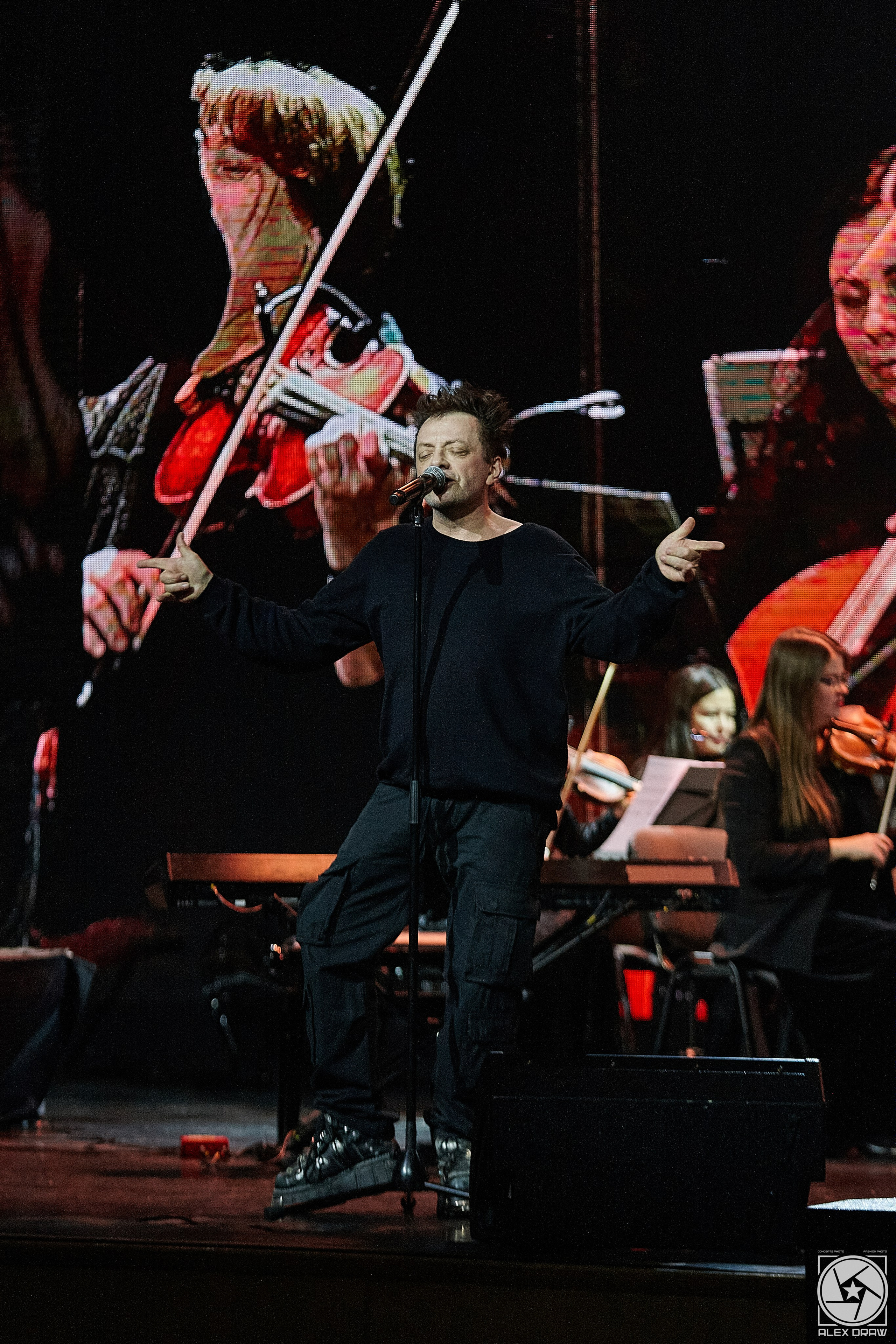 Глеб Самойлов Агата Кристи 35 лет! 06.12.2023 Гранд Холл Сибирь. Фотограф Москва Concerts photo / Fashion photо