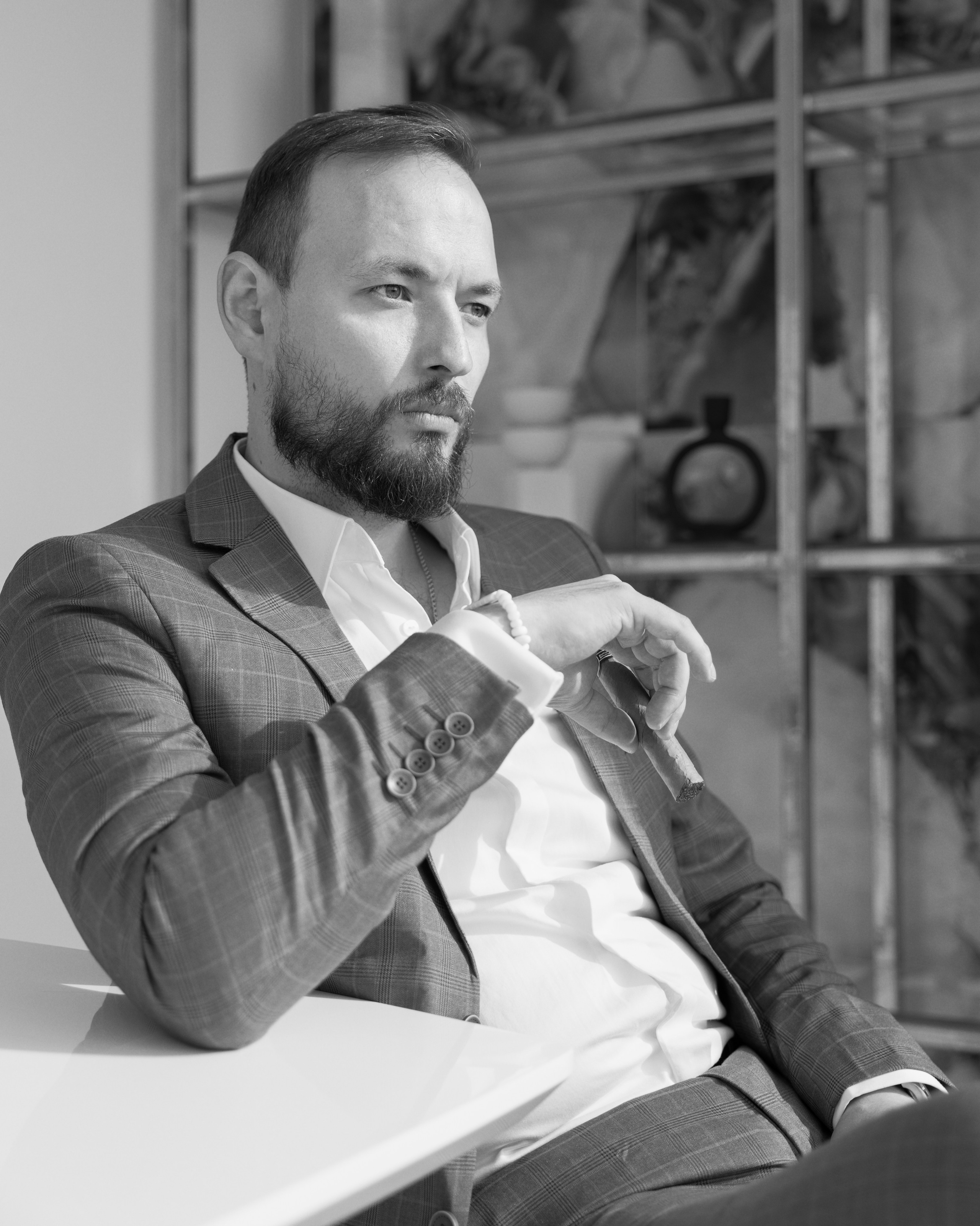 Мужская портретная съемка в студии. Фотограф в Санкт-Петербурге Вагнер Юлия