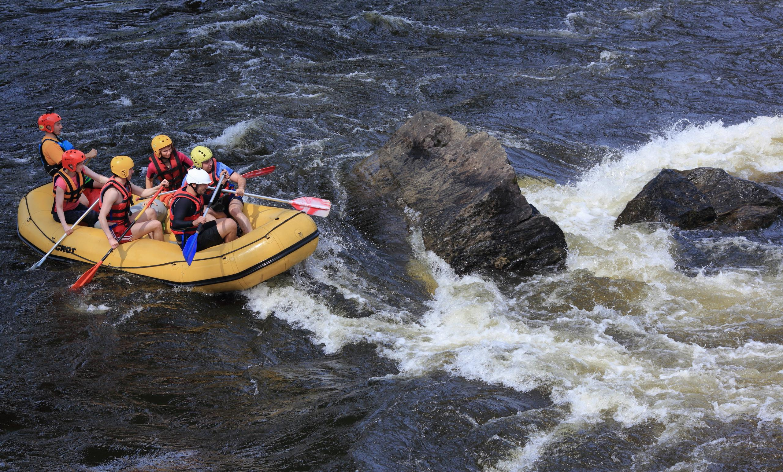 Whitewater sports. Photographer Victor Evstafev