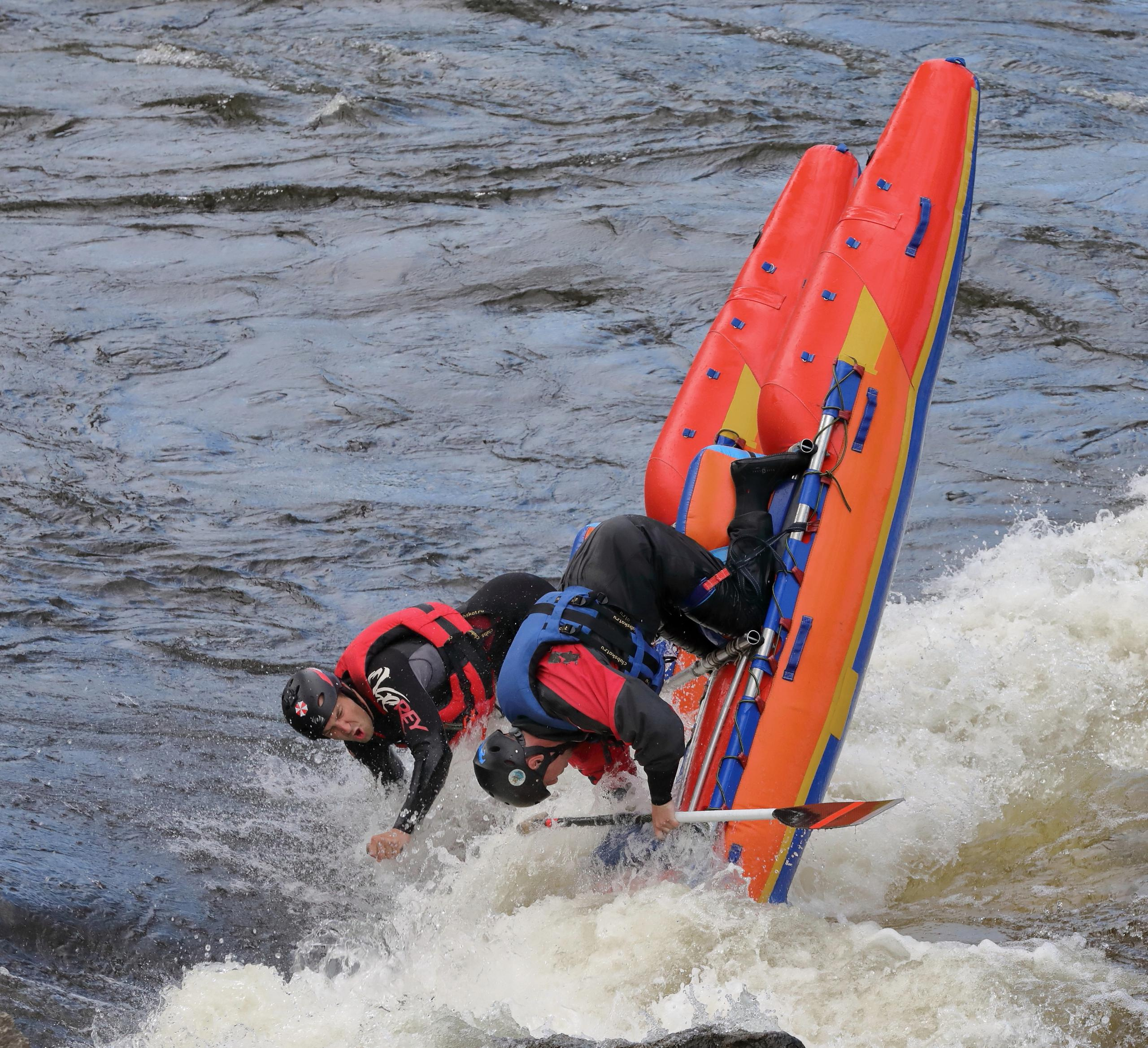 Whitewater sports. Photographer Victor Evstafev