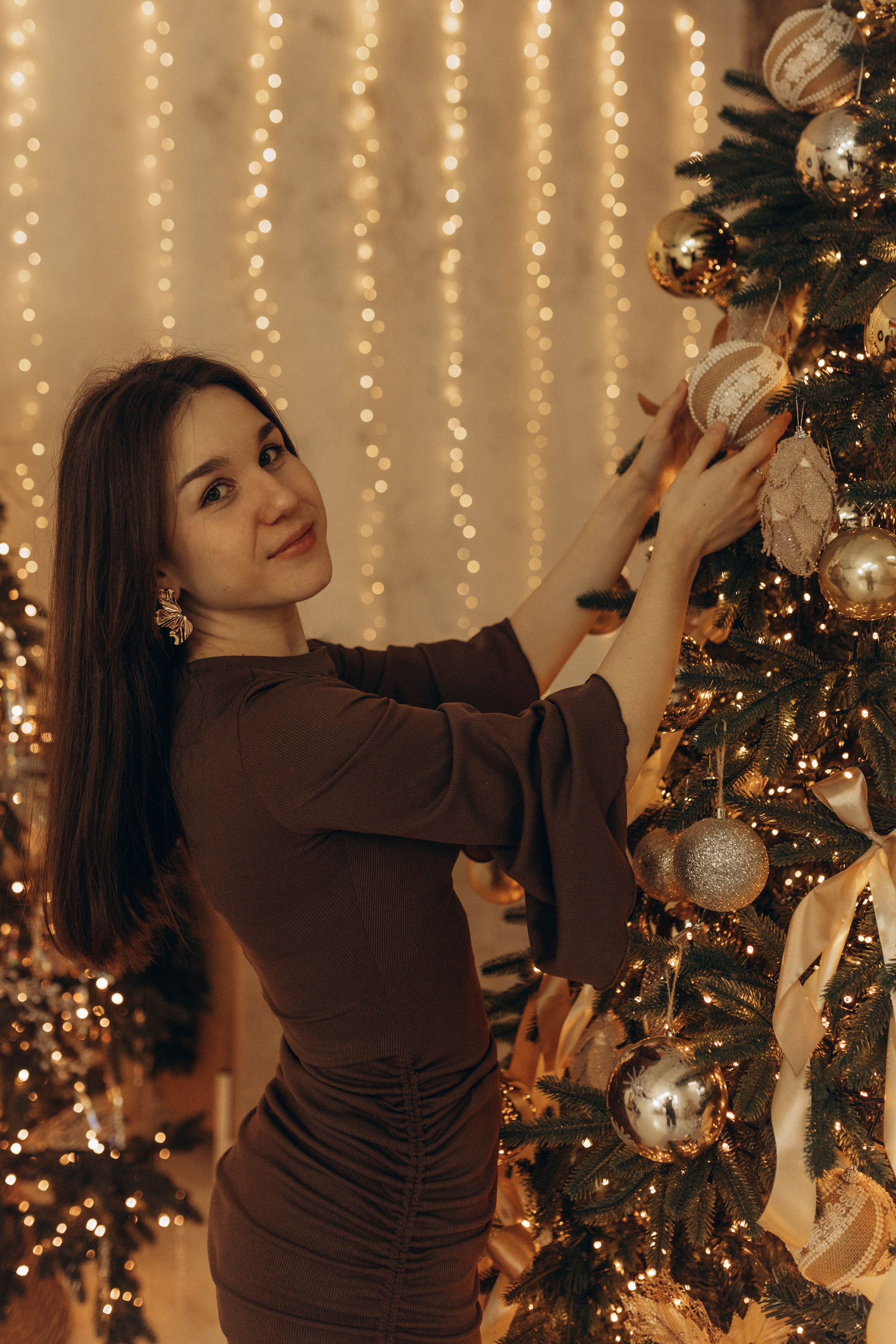 Новогодняя история Дмитрия, Полины и Анюты. Фотограф в Ставрополе Svetlana Matveeva