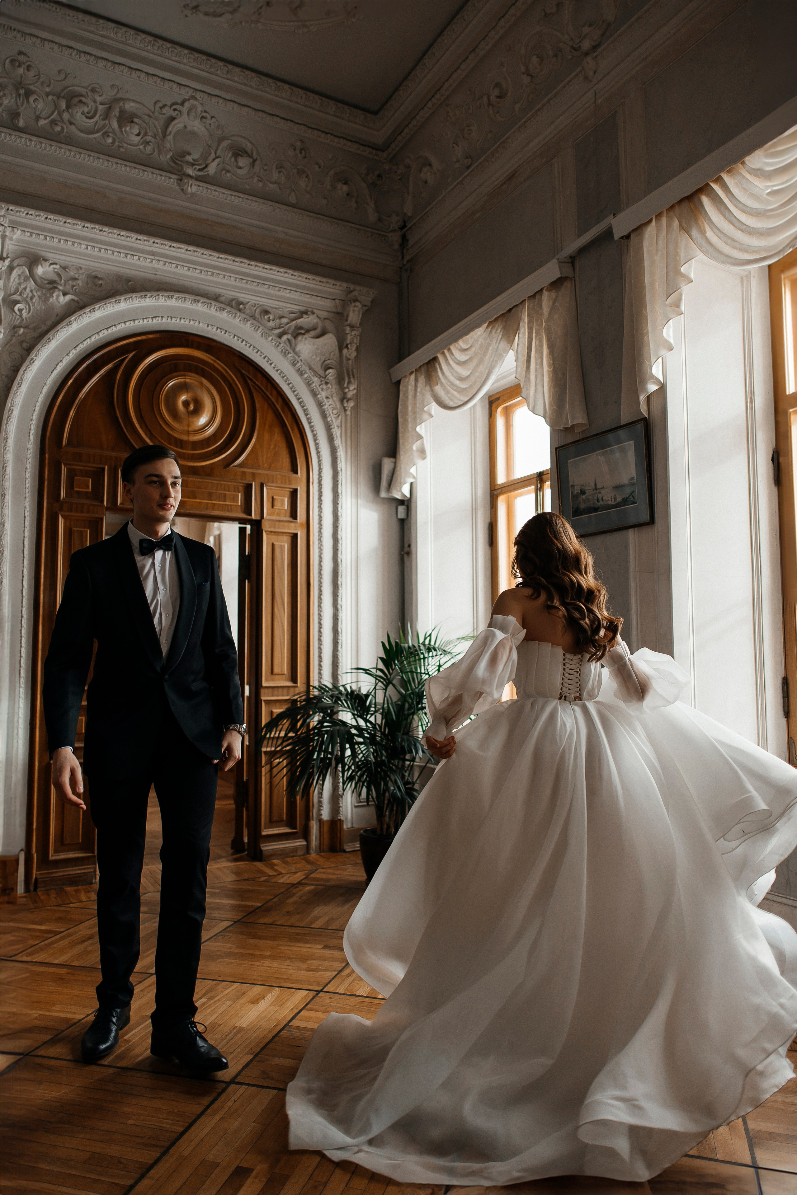 Мария и Александр (съемка в библиотеке). Фотограф в Москве Екатерина Потапова