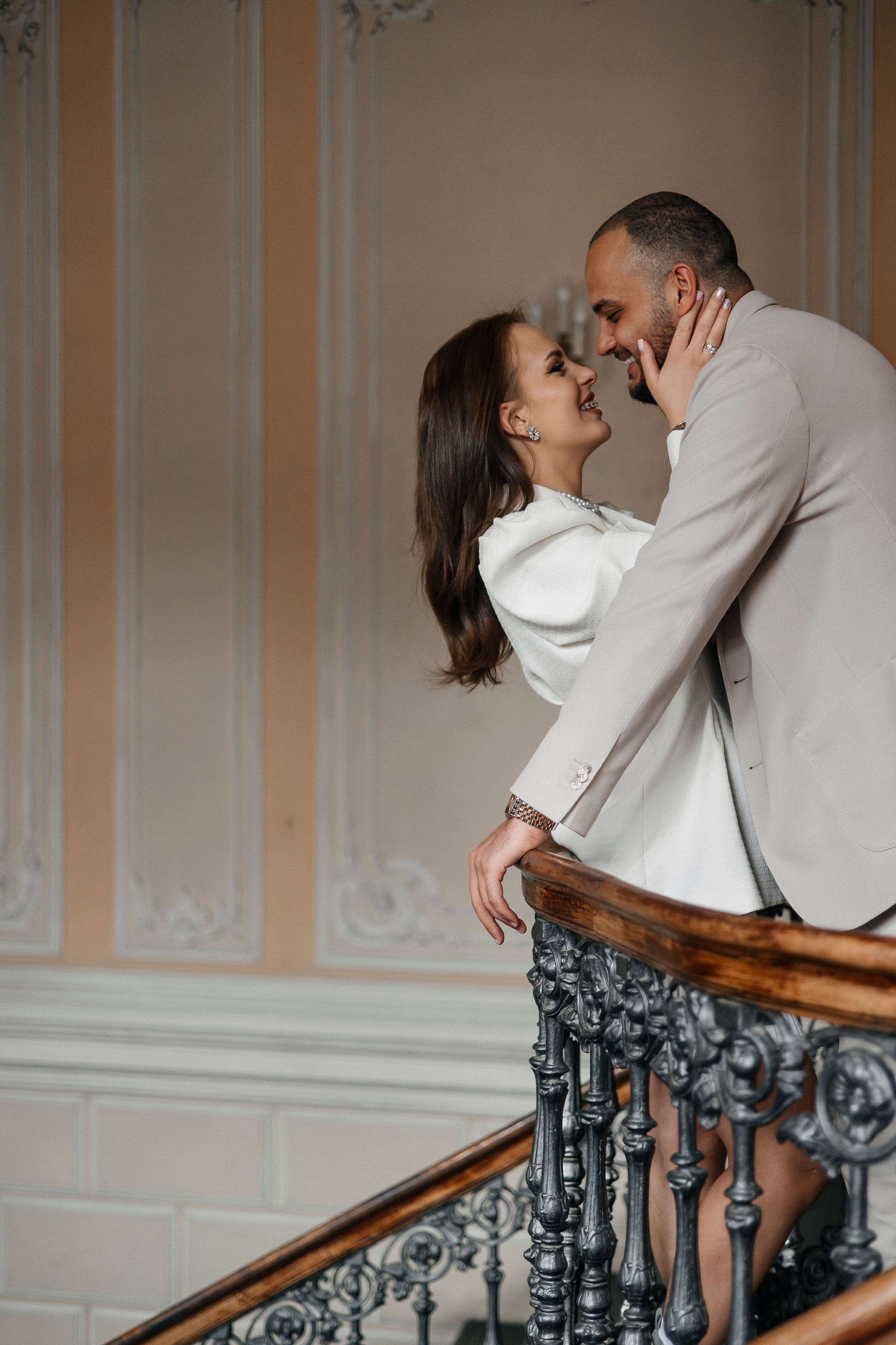 Анастасия и Мостафа (библиотека + прогулка). Фотограф в Москве Екатерина Потапова