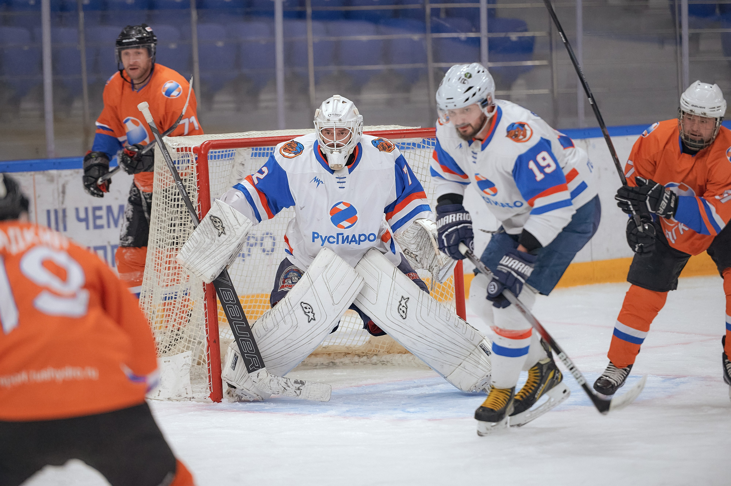 Портфолио репортажной фотосъёмки: Кристалл арена — Хоккей — РусГидро. Фотограф Яковлев Роман — Красноярск
