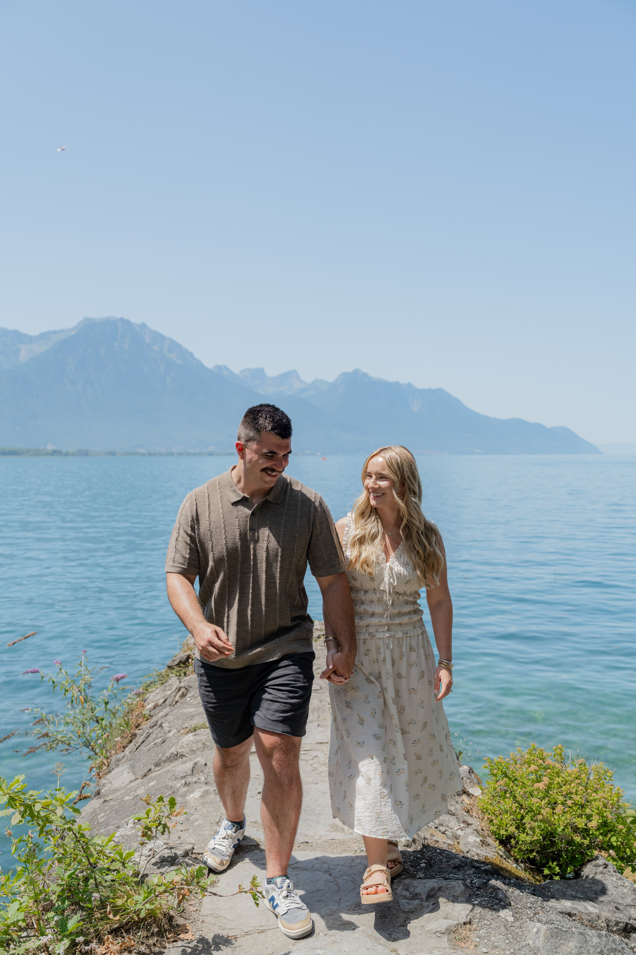 Brooklyn & Dakota | Proposal Montreux. Профессиональный свадебный фотограф в Женеве и Швейцарии | Таня Вовчецкая