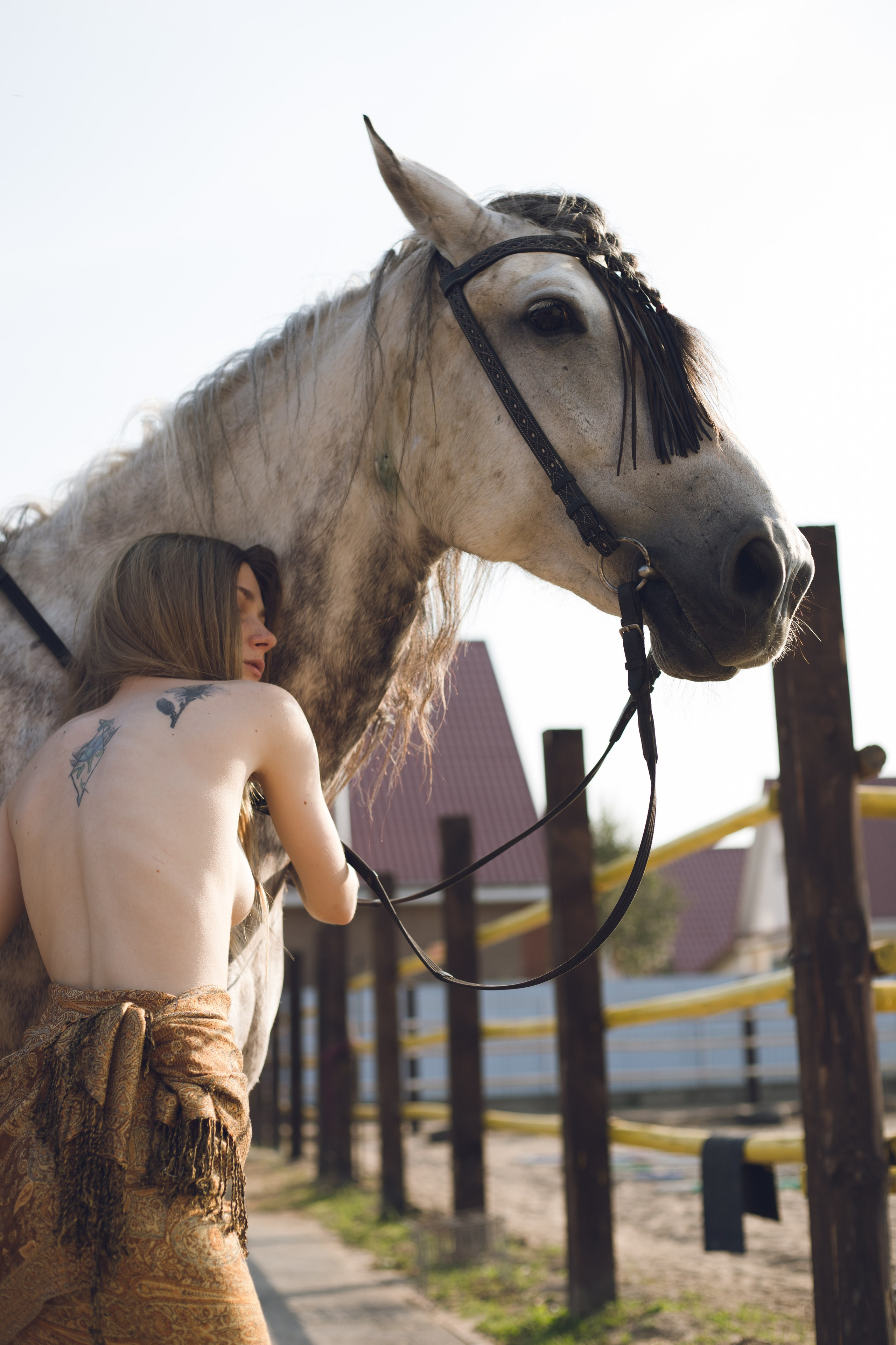 На конюшне. Фотограф в Тюмени Даша Михнова. Портреты, фотопроекты, фотодни