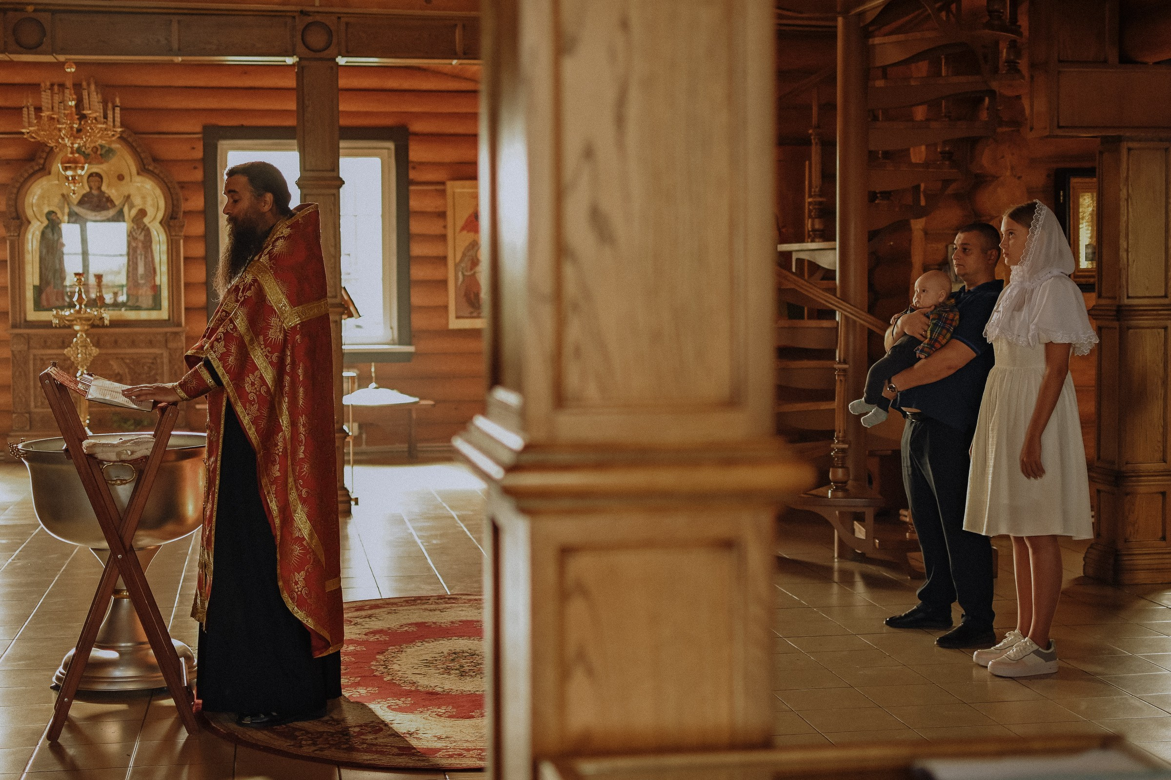 Крещение в церкви мучеников Адриана и Наталии (Арбековская Застава). Евгения Черных I Фотограф Пенза