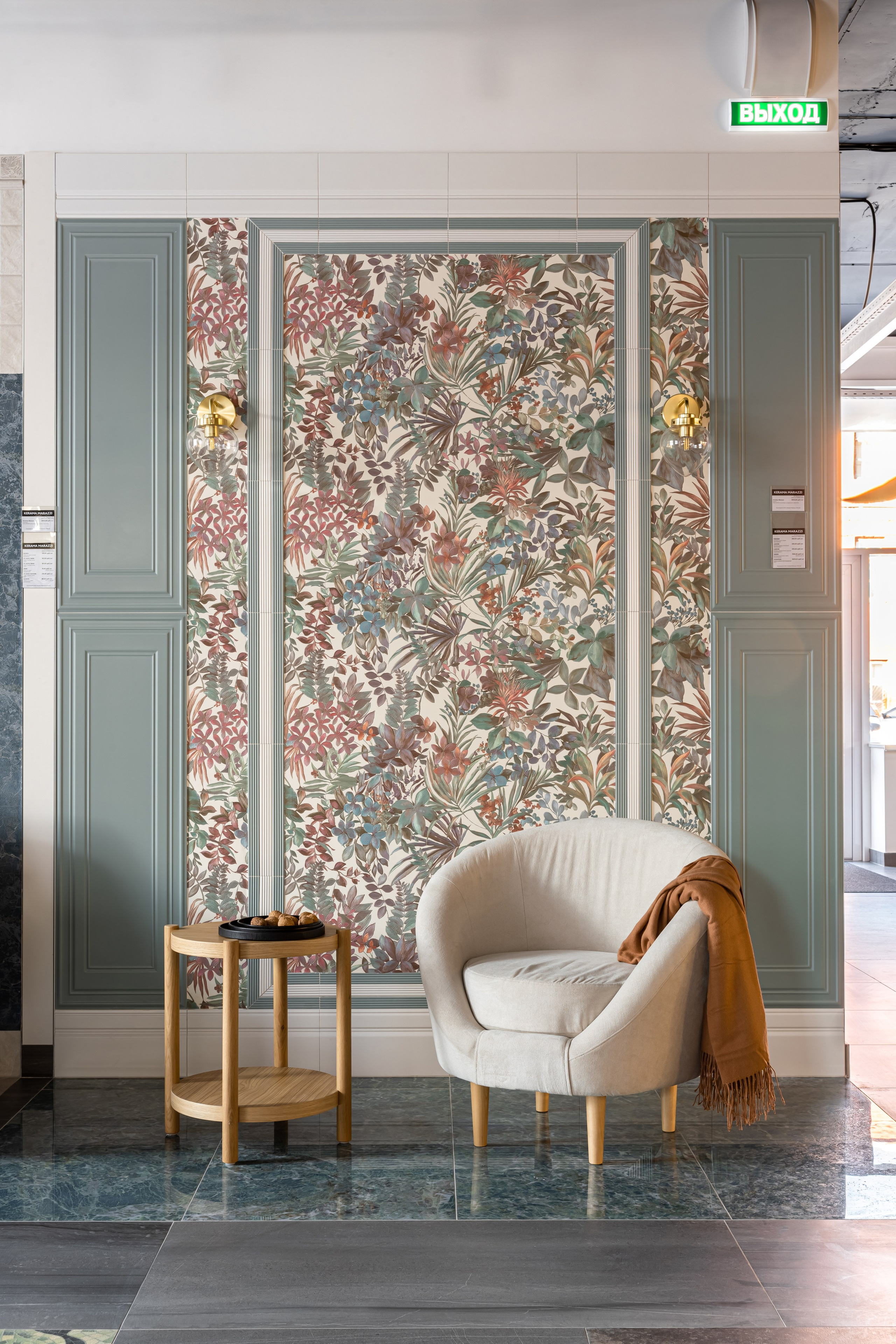 Флагманский магазин KERAMA MARAZZI, г. Киров. Дизайнер\стилист Анна Исупова. Иван Благушин. Интерьерный и архитектурный фотограф в Москве и Санкт-Петербурге