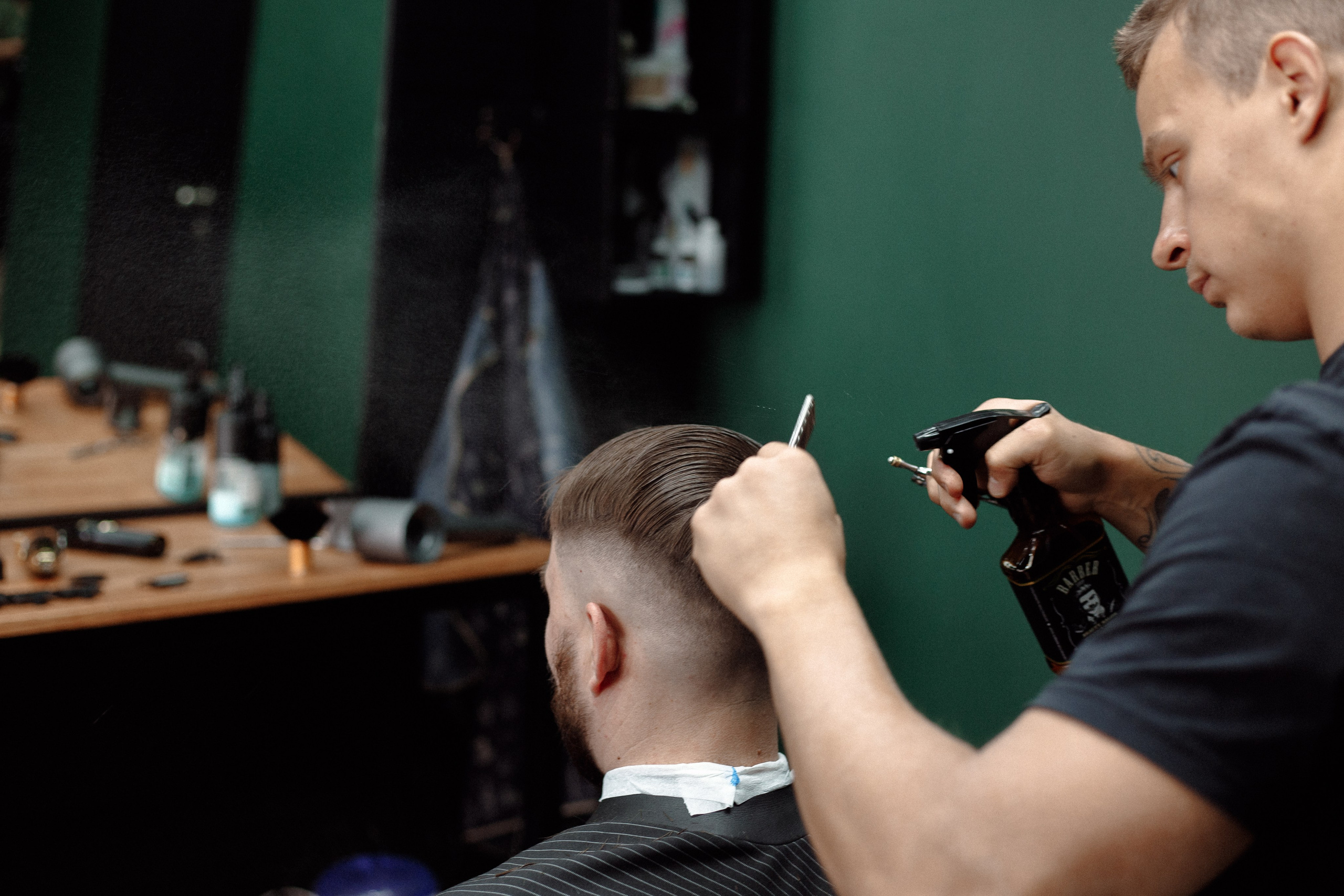 Съёмка барбершопа в Нижнем Новгороде.