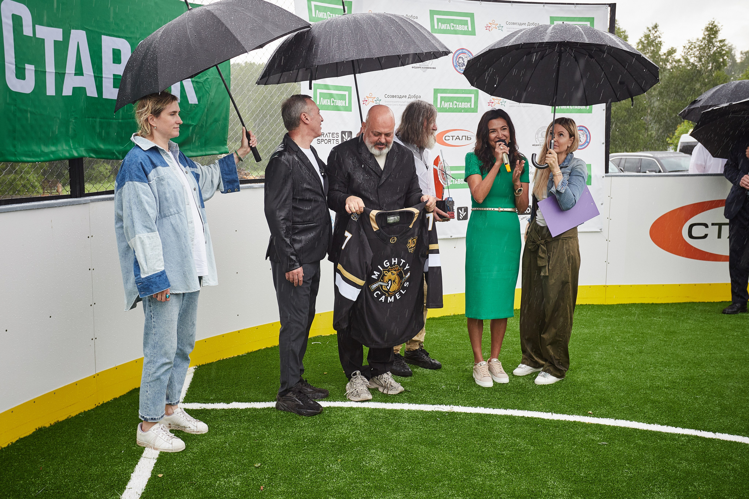 Открытие хоккейной площадки с Федором Конюховым. Репортажный Фотограф