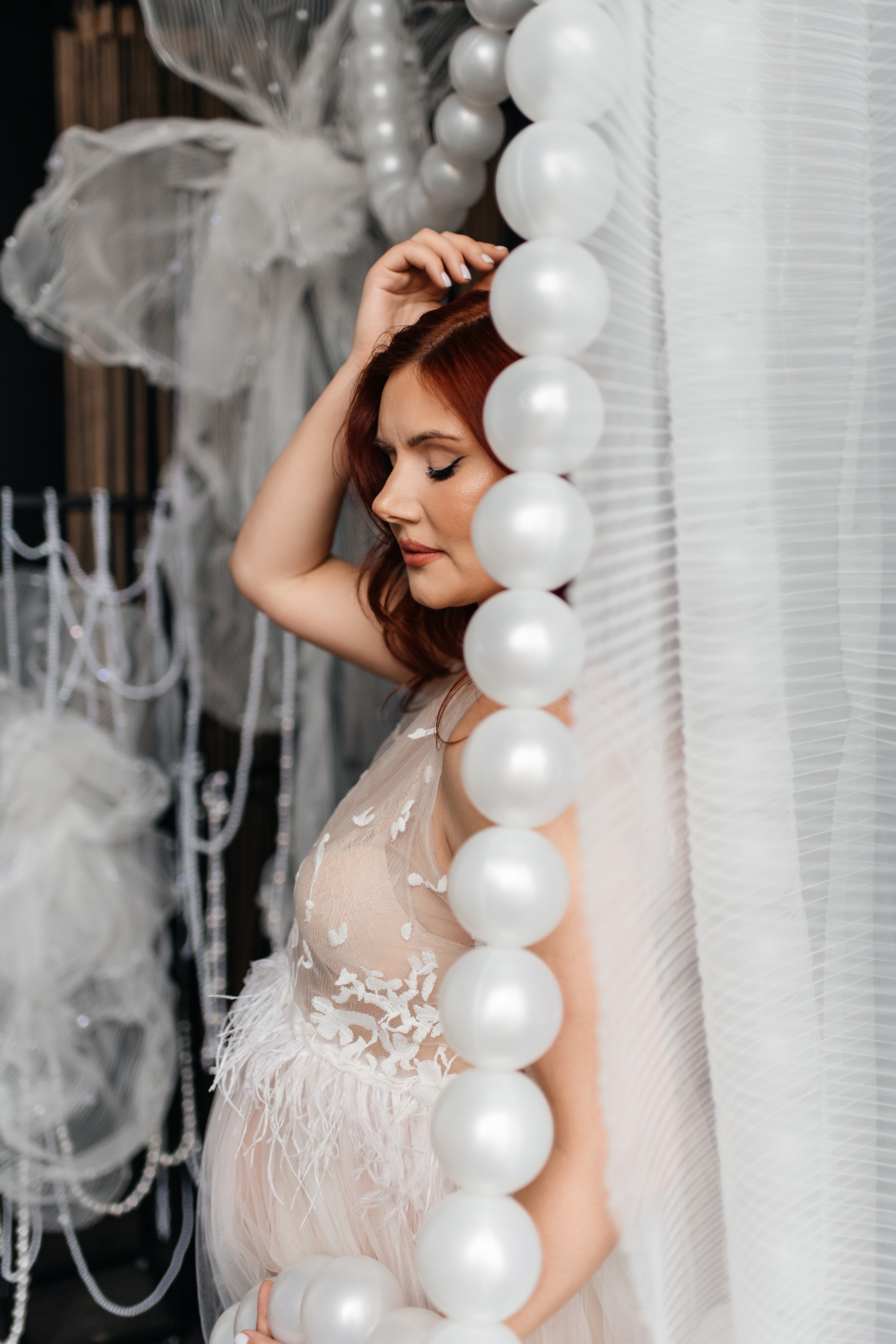 «Мягкость ожидания: в струящихся тканях и украшениях». Фотограф в Москве/Зарайске Шахова Марина