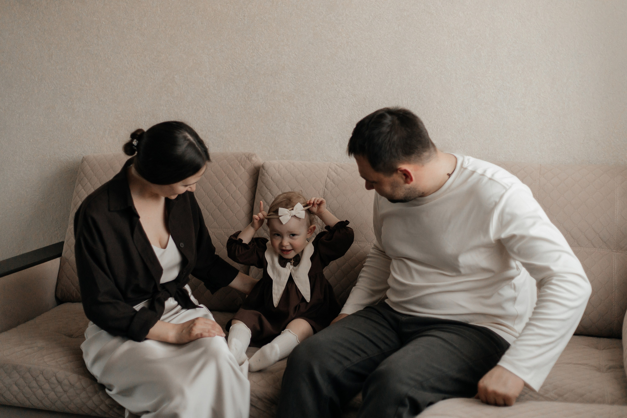 Антон Света и Полина. Семейный фотограф Москва