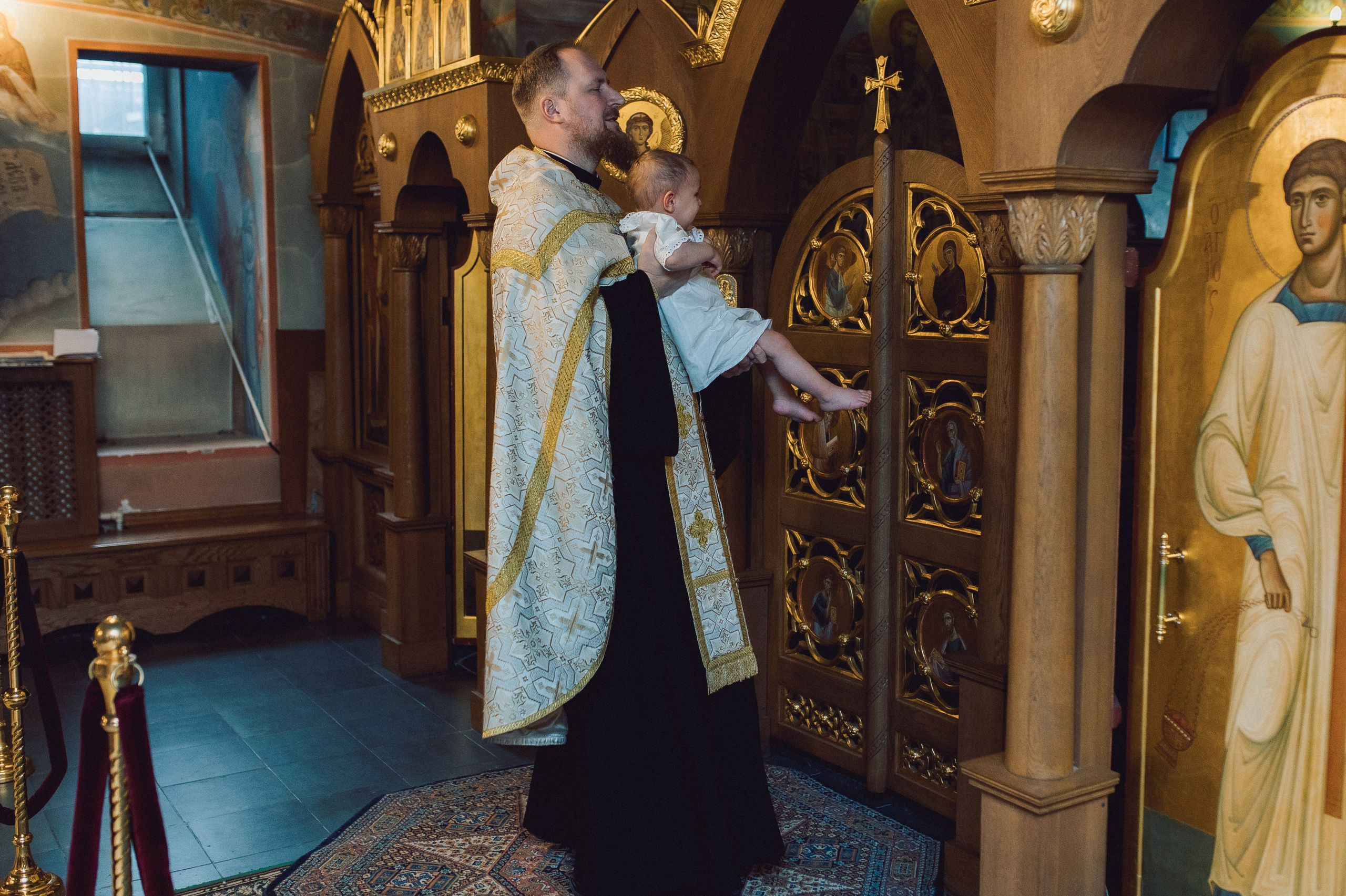 Крещение в Троицком соборе