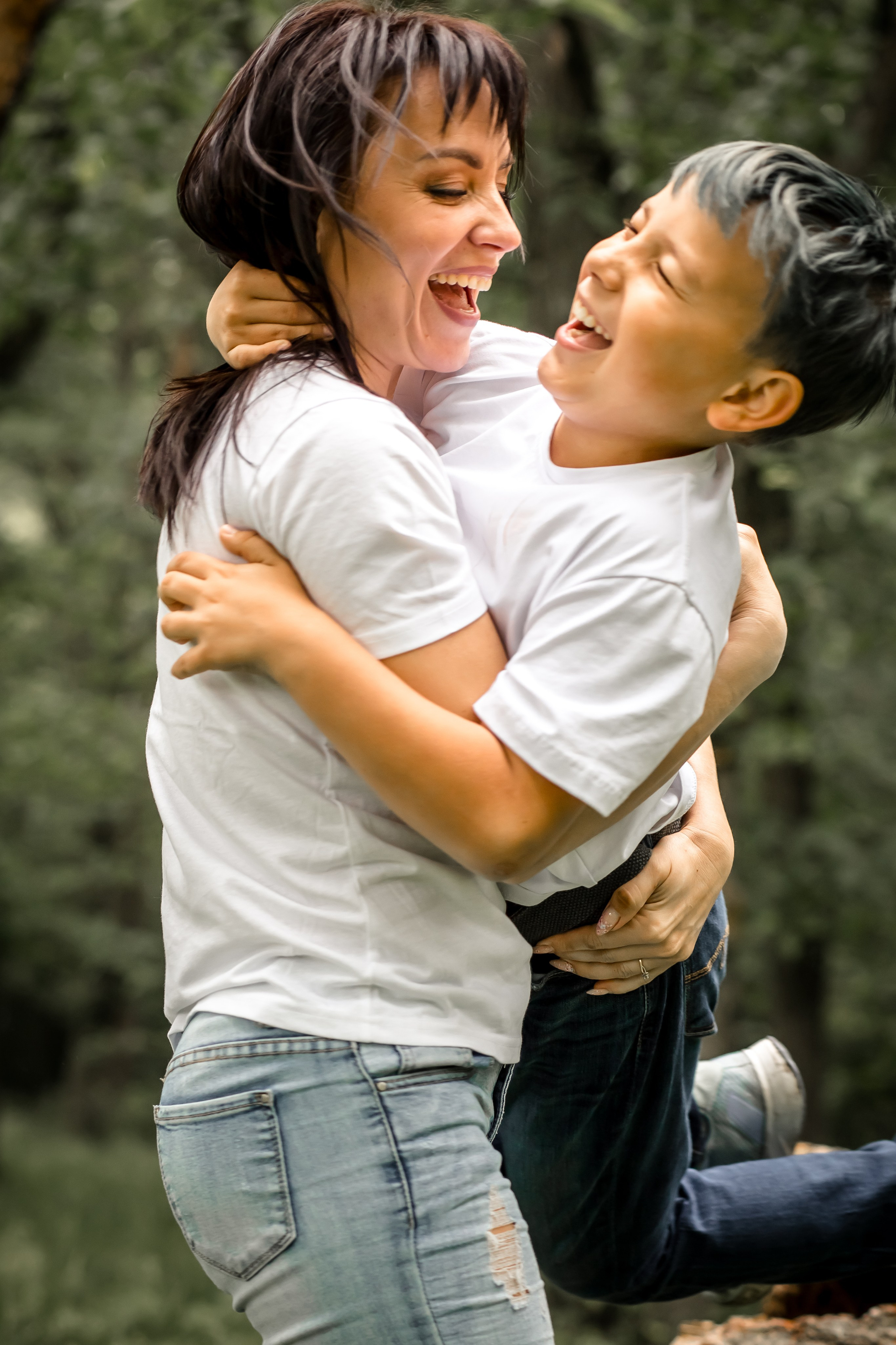 Катя с детками