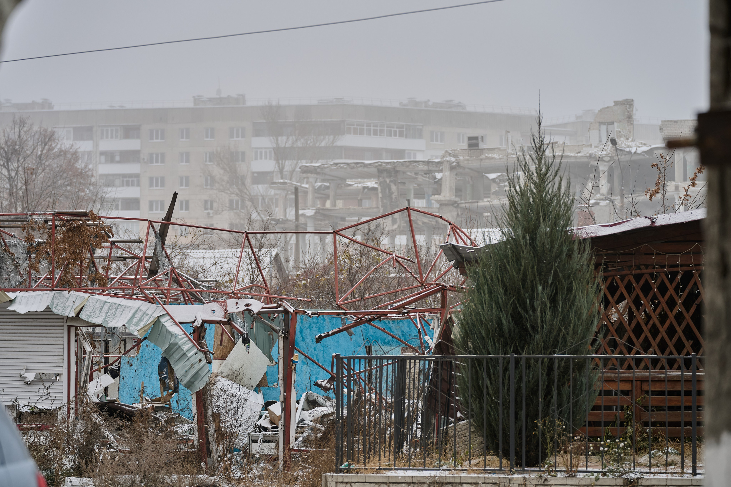 Лисичанск (Луганская область). Декабрь 2024 года. Фотограф Роман Адлер