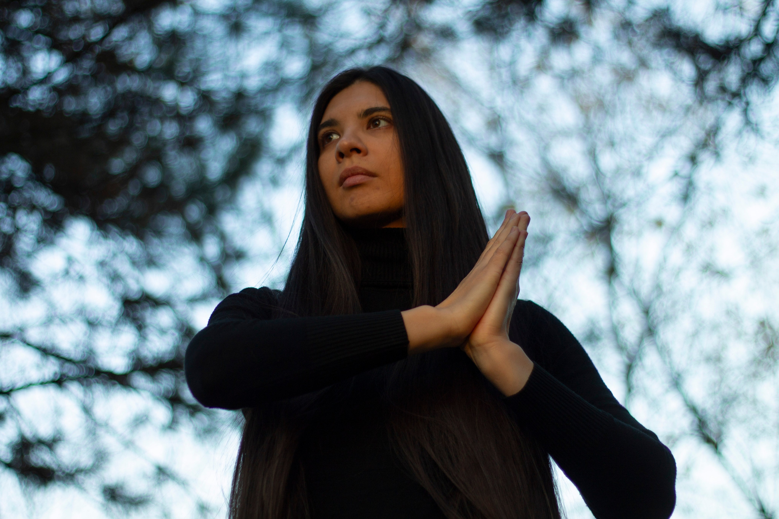 Юля в парке