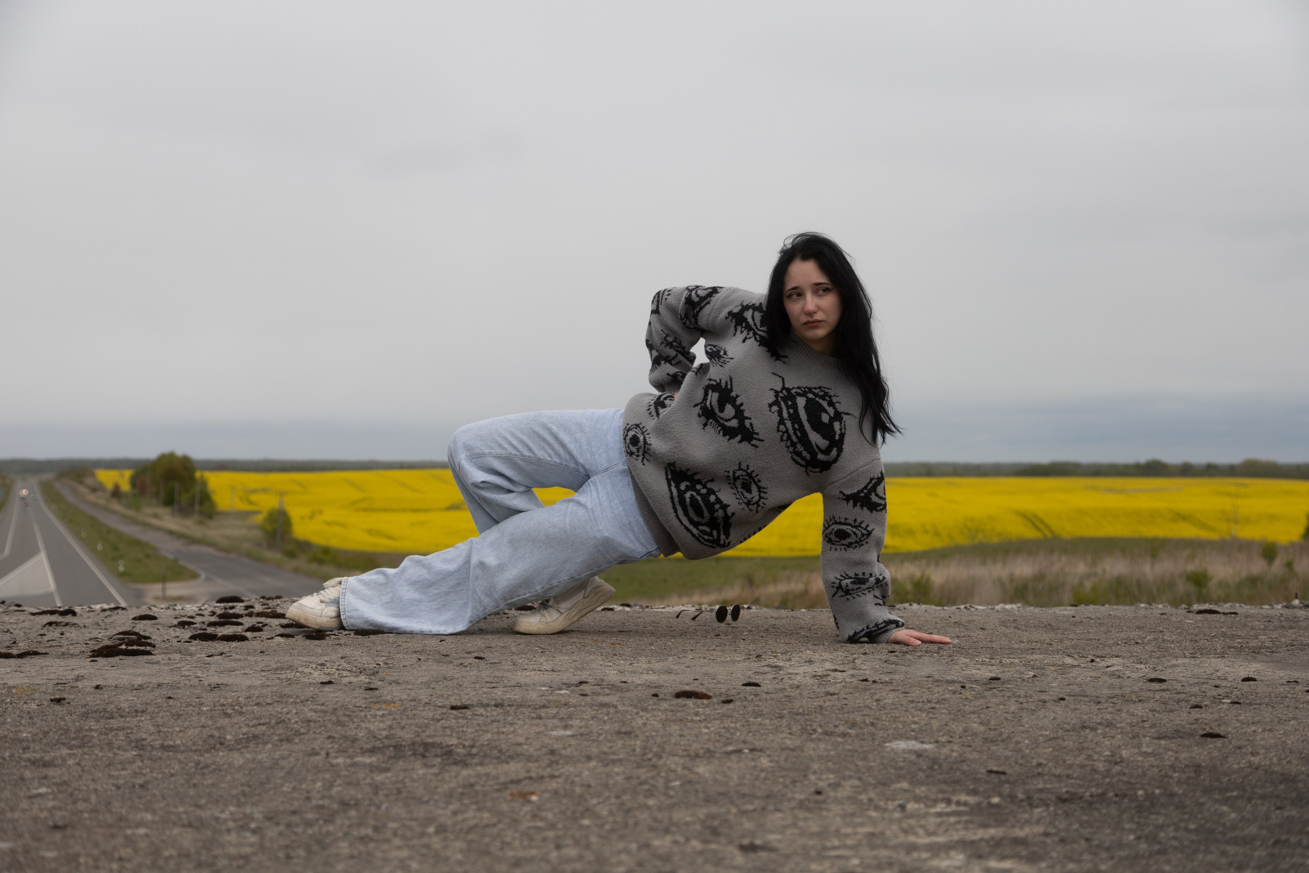 Полина Л — (Рапсовое поле). — Digital Noise —