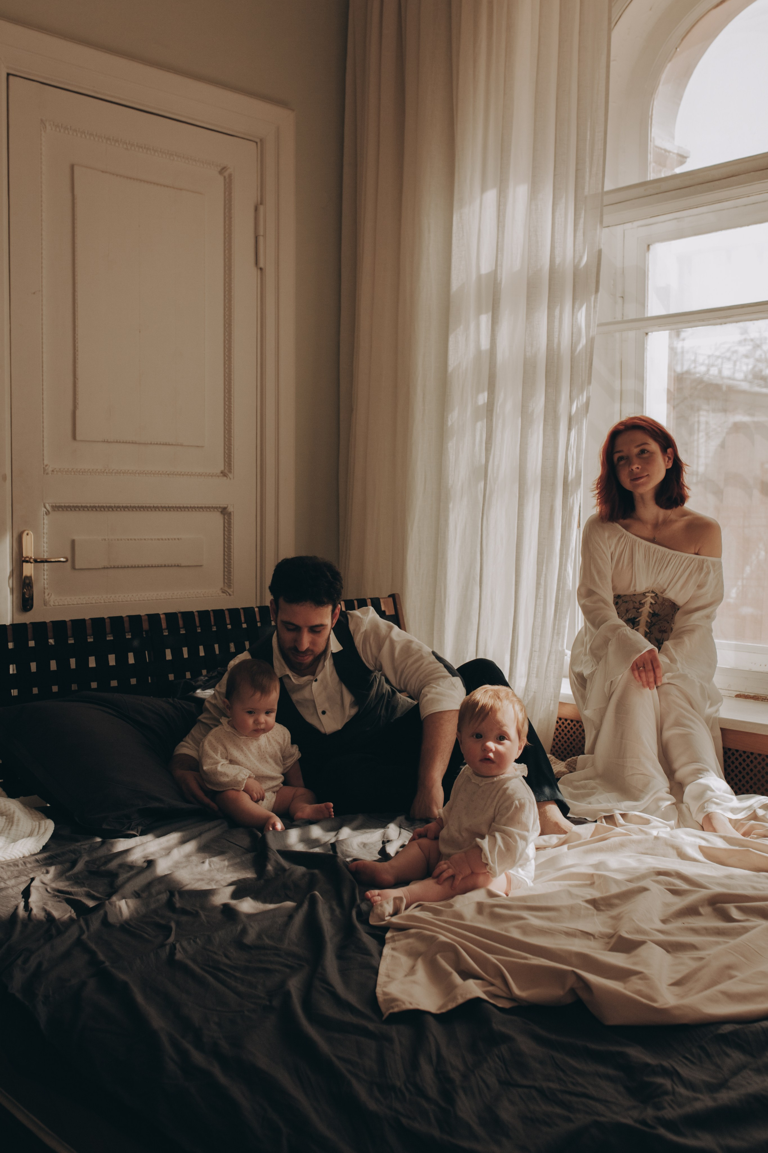 Маша, Саша и малышки. Семейный фотограф Полина Сарина Москва