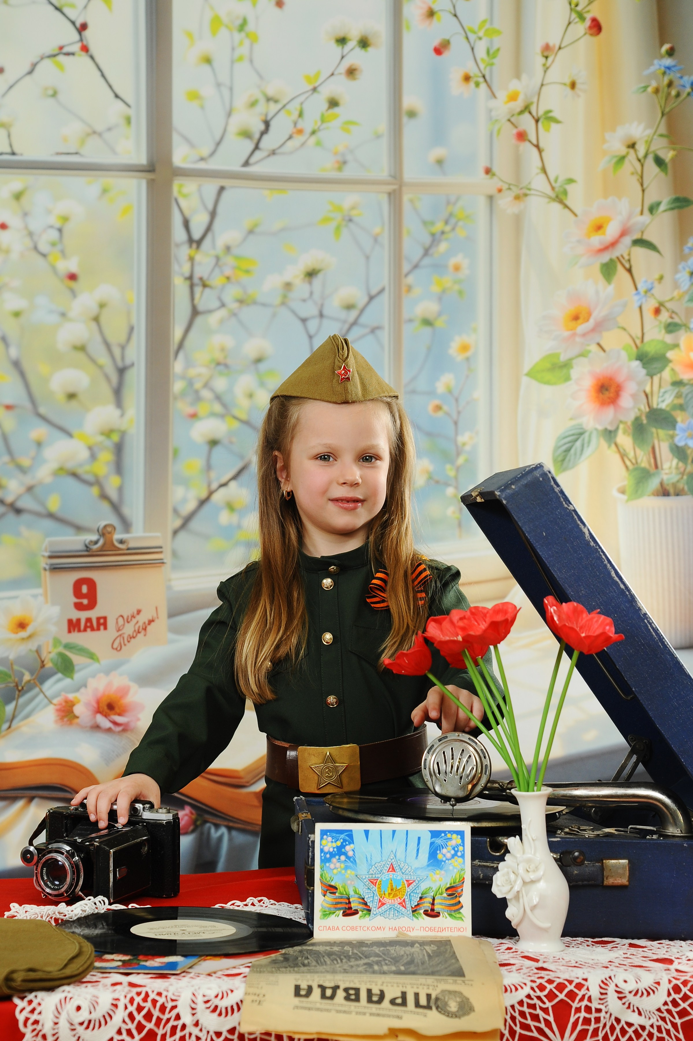 День Победы Весна 25. Детский портрет
