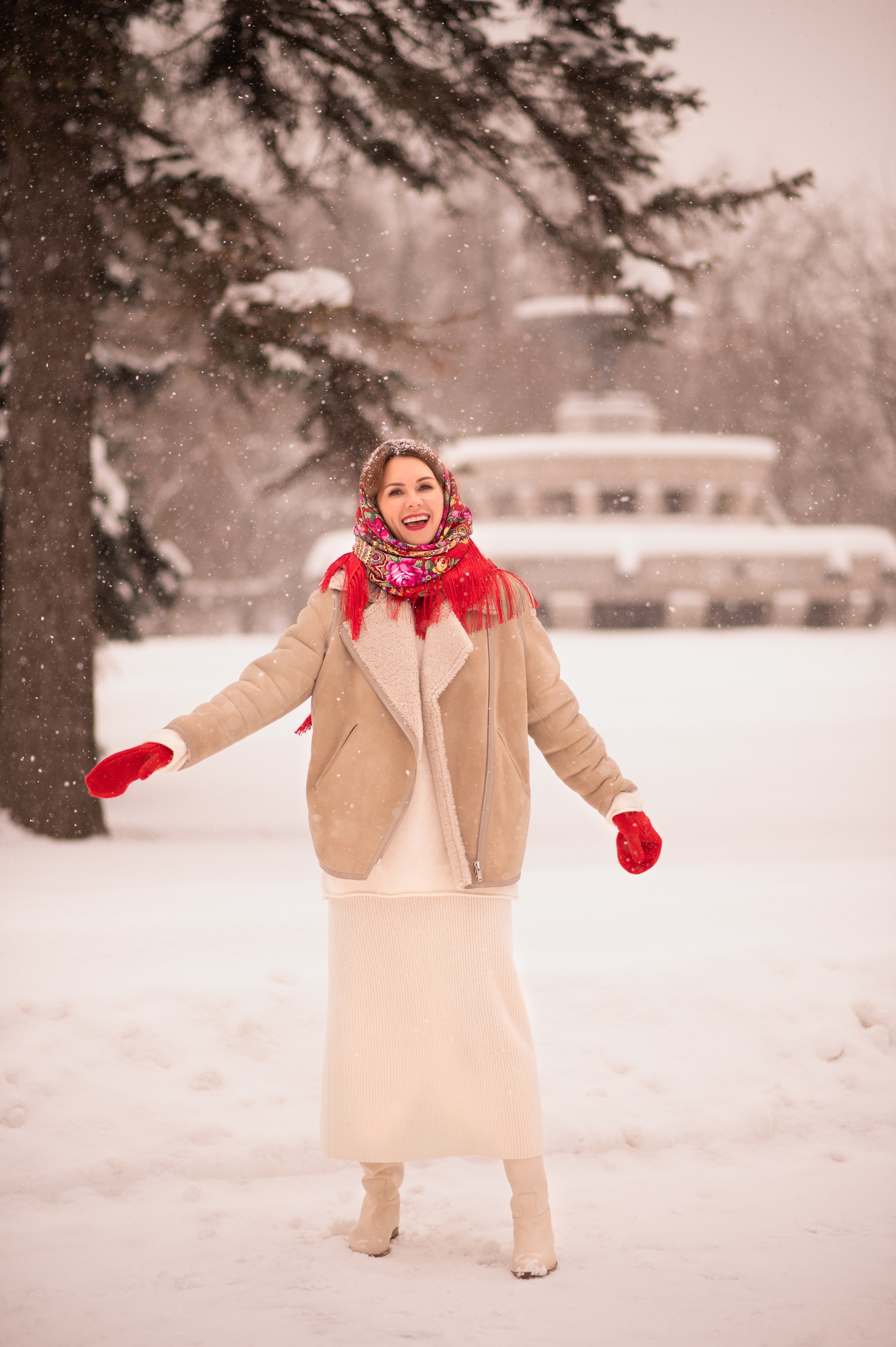 Зимний «Russian girl». Семейный и детский фотограф в Москве Анна Оськина