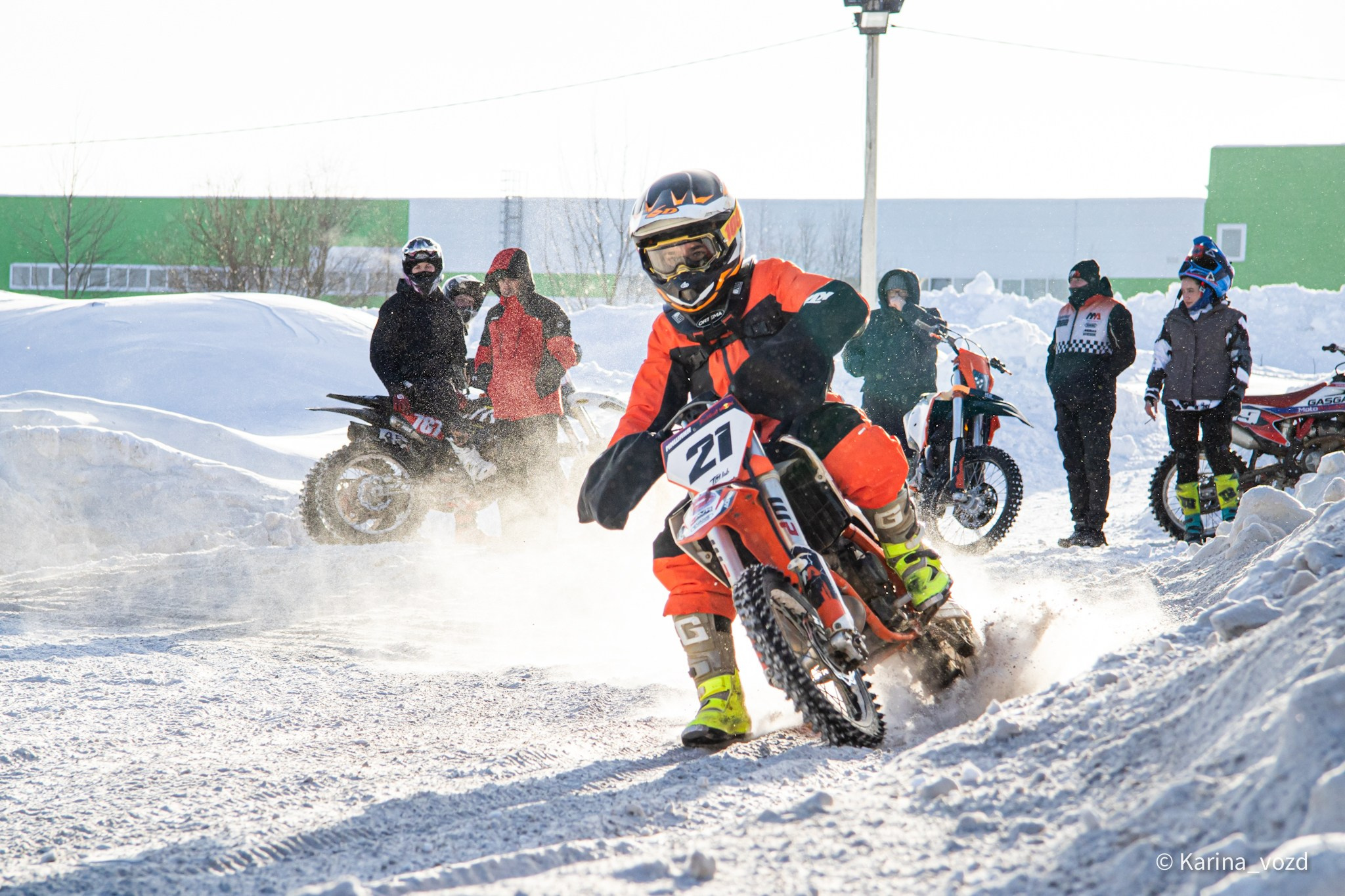 Тренировка MotoAcademy. Репортажный фотограф в Москве и Зеленограде Karina-vozd