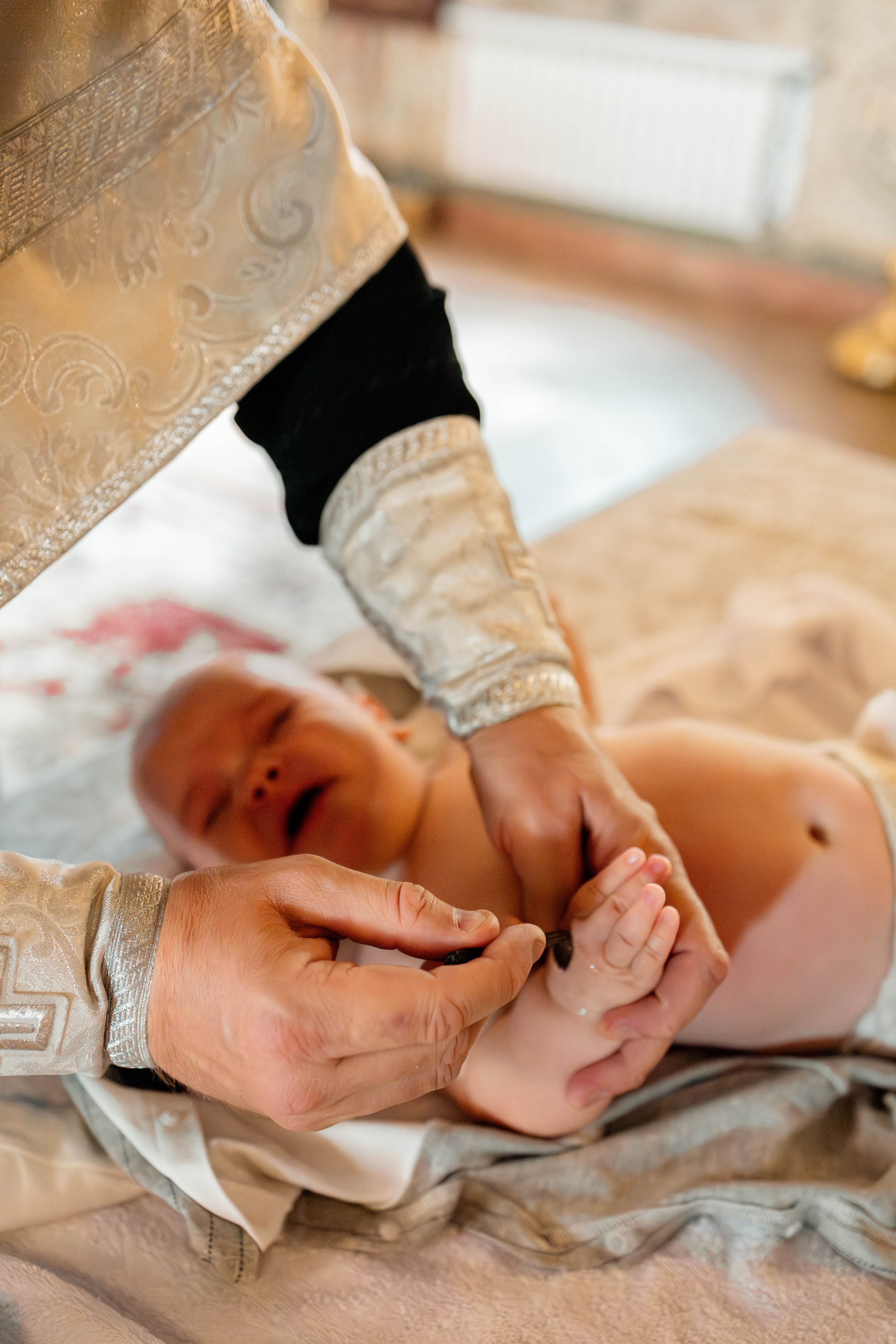 Таинство Крещения Евгения. Фотограф новорождённых Newborn Москва