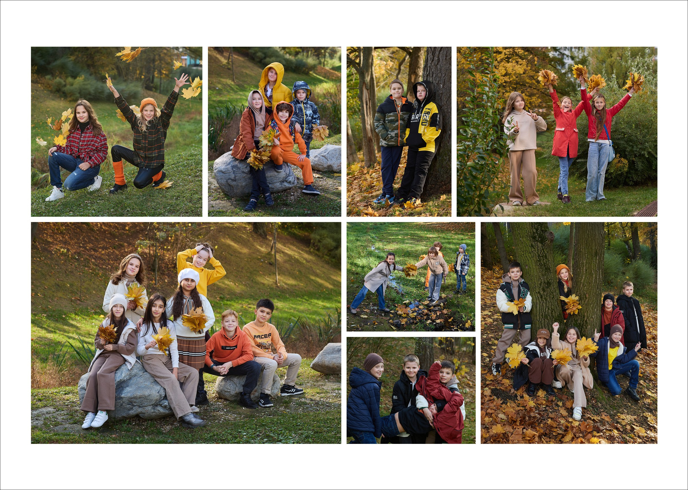 Большой выпускной альбом для дружного класса. Школьный фотограф Сергей Беликов