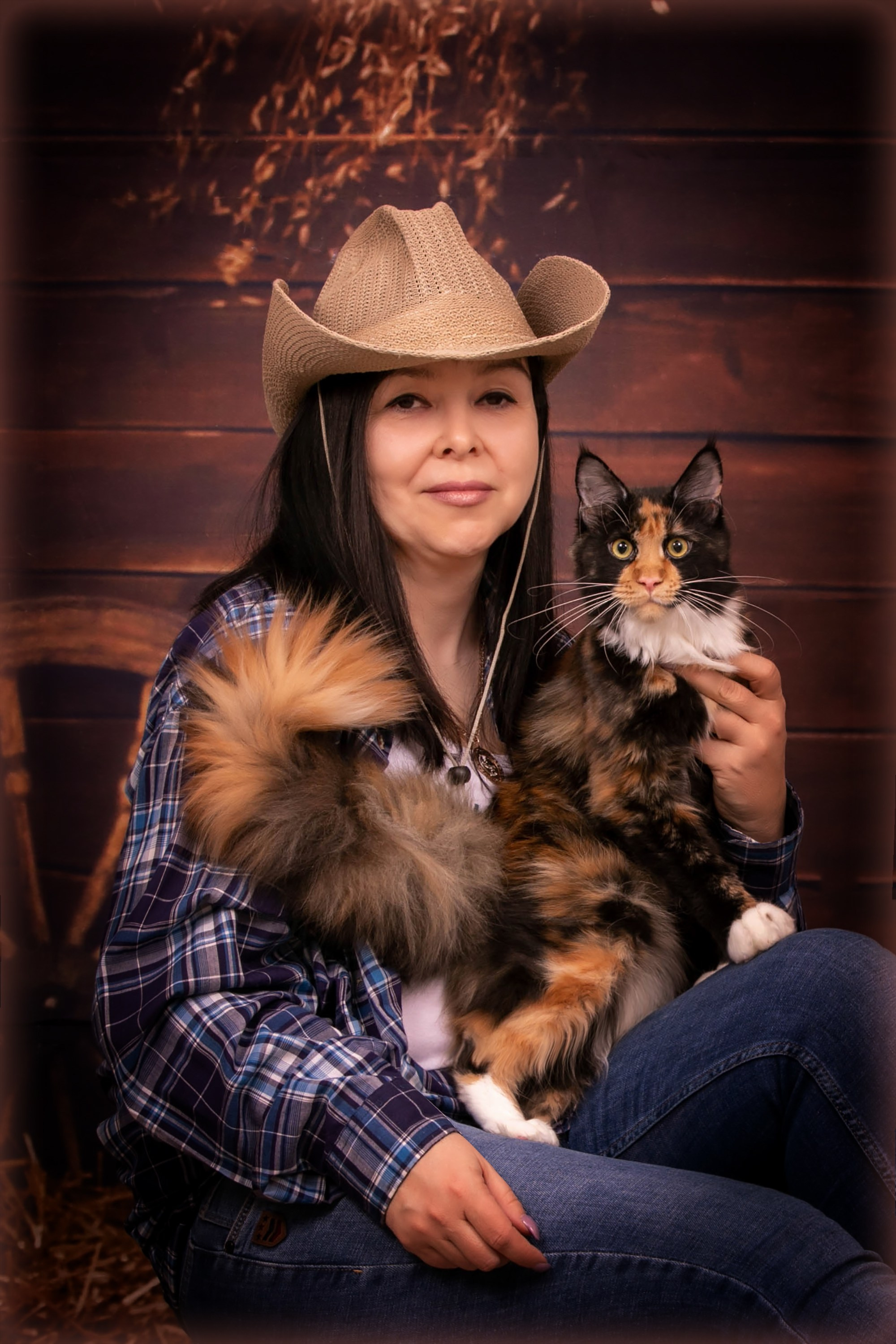 Тематические фоны с рисунком. Фотограф-анималист в Омске Екатерина Маричева