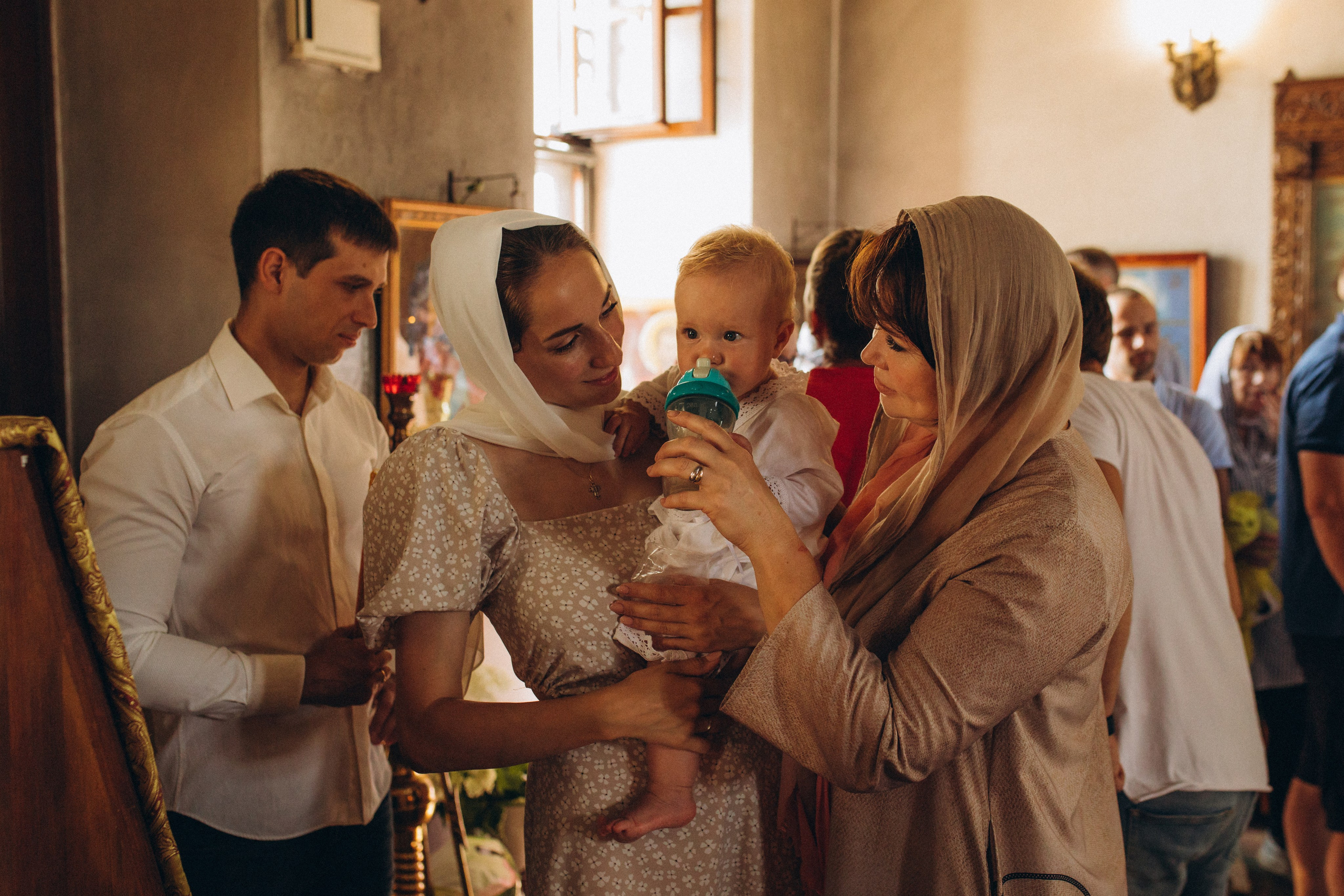 Крещение Марии. Семейный фотограф в Обнинске