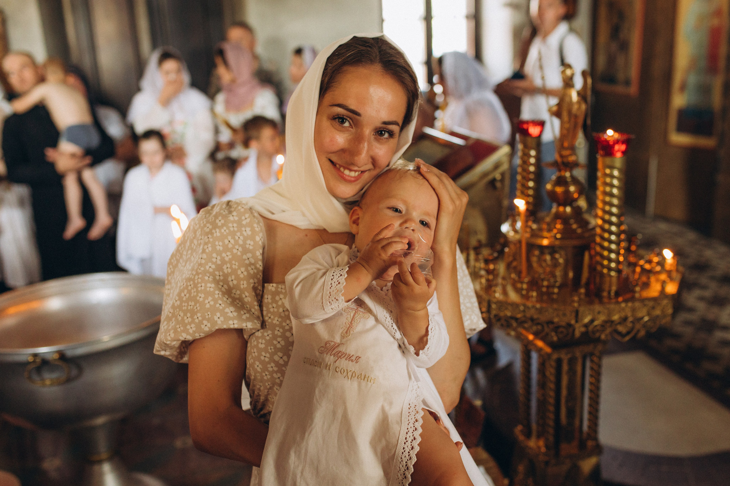 Крещение Марии. Семейный фотограф в Обнинске