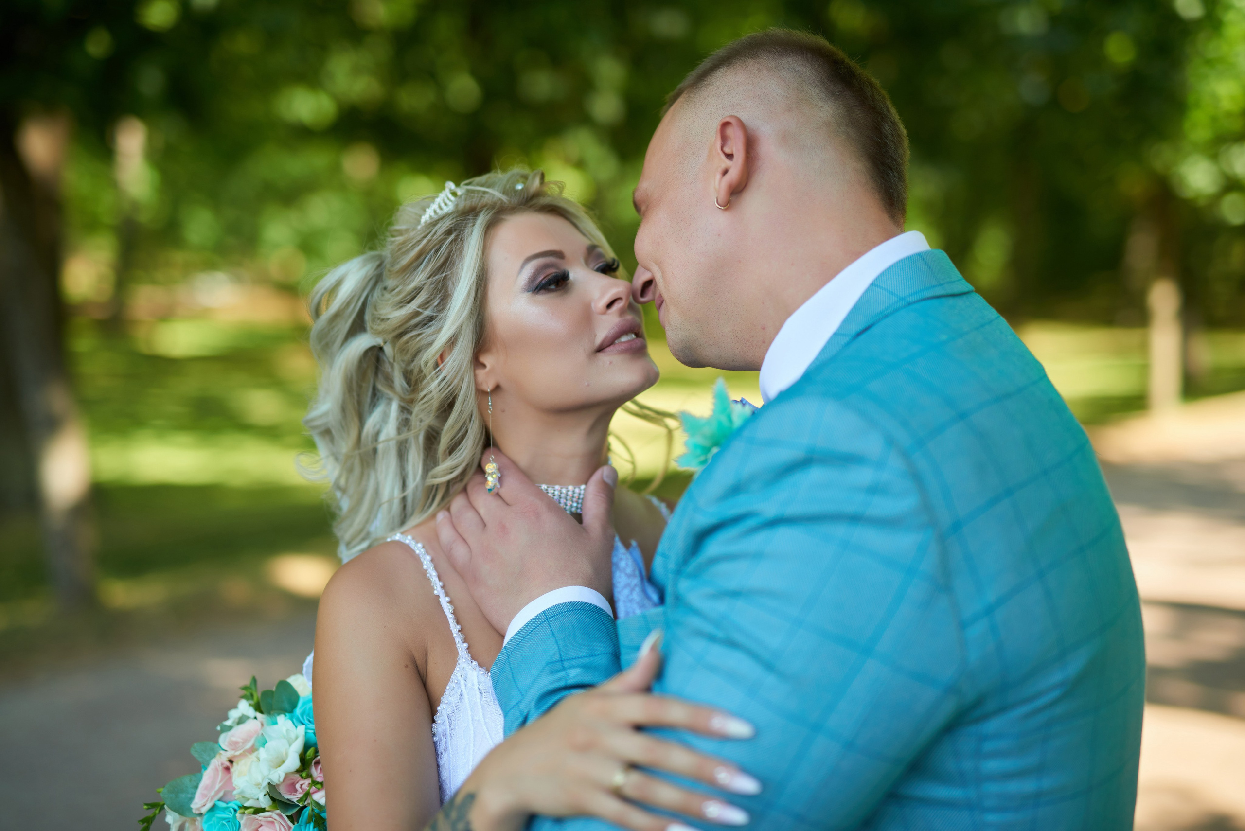 Свадебная прогулка в Петергофе. Портретный, семейный и свадебный фотограф в Санкт-Петербурге и в Пушкине Ширяев Денис