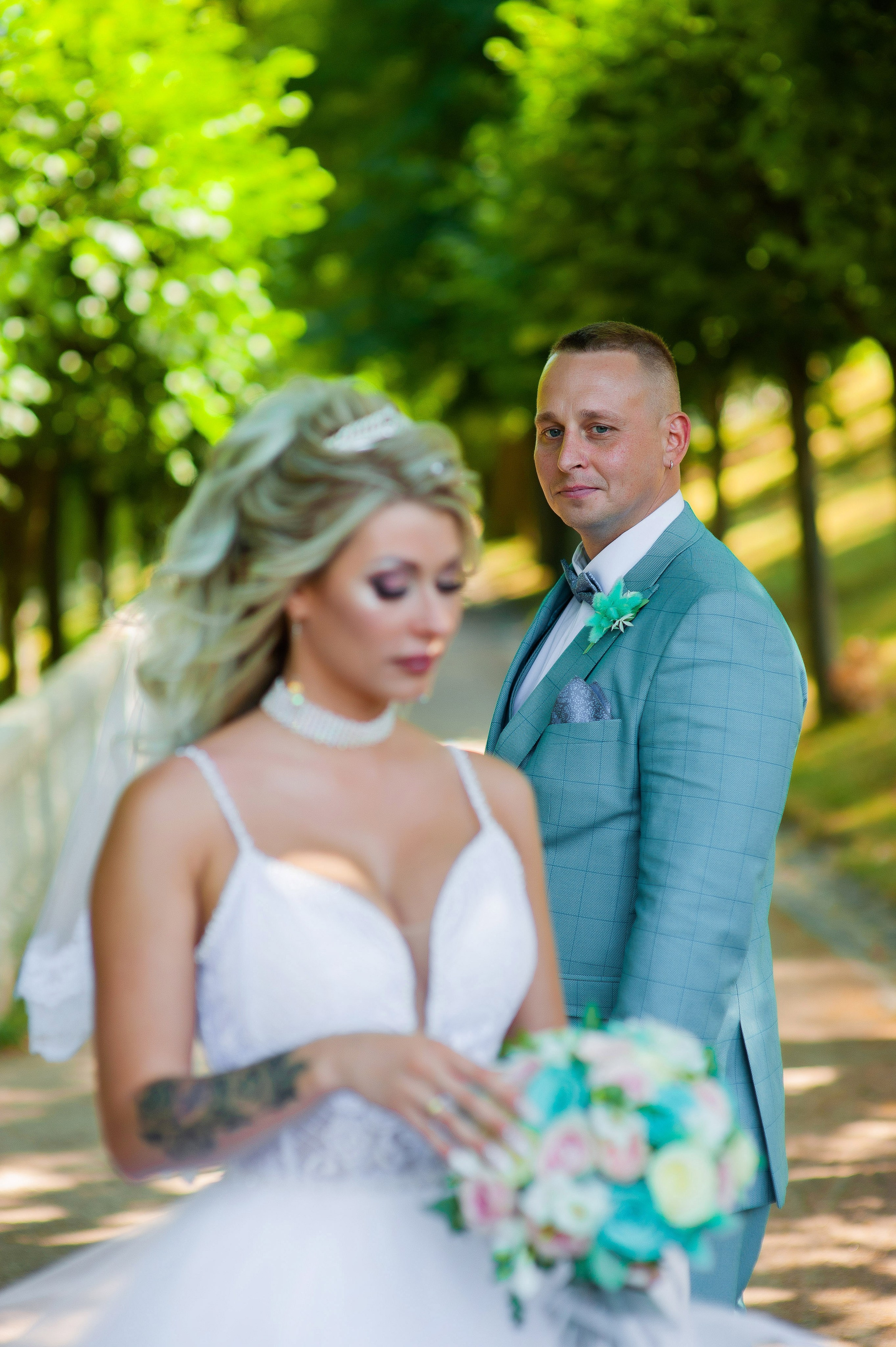 Свадебная прогулка в Петергофе. Портретный, семейный и свадебный фотограф в Санкт-Петербурге и в Пушкине Ширяев Денис