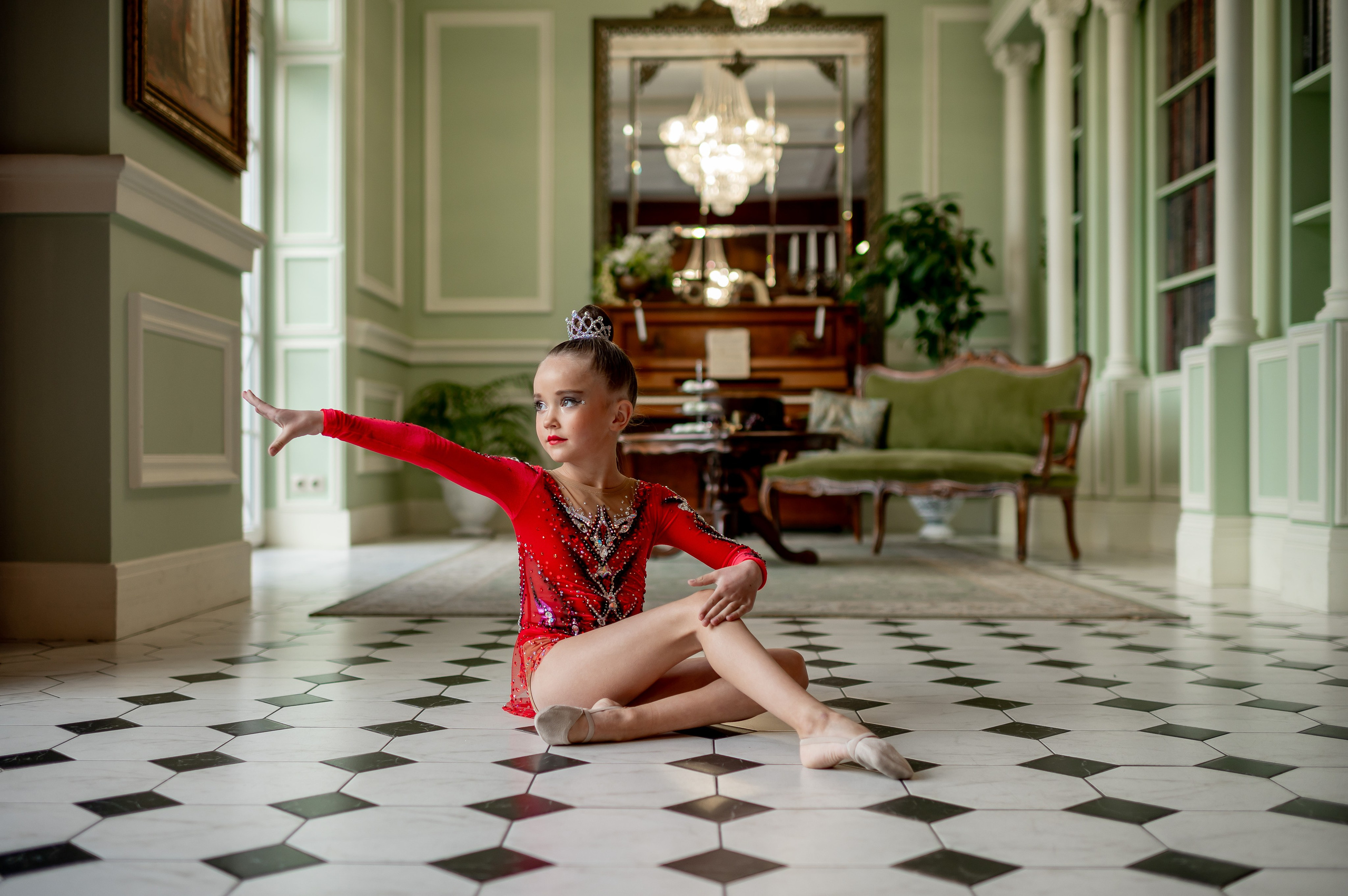 Фотосессия для юной гимнастки. Портретный, семейный и свадебный фотограф в Санкт-Петербурге и в Москве Ширяев Денис