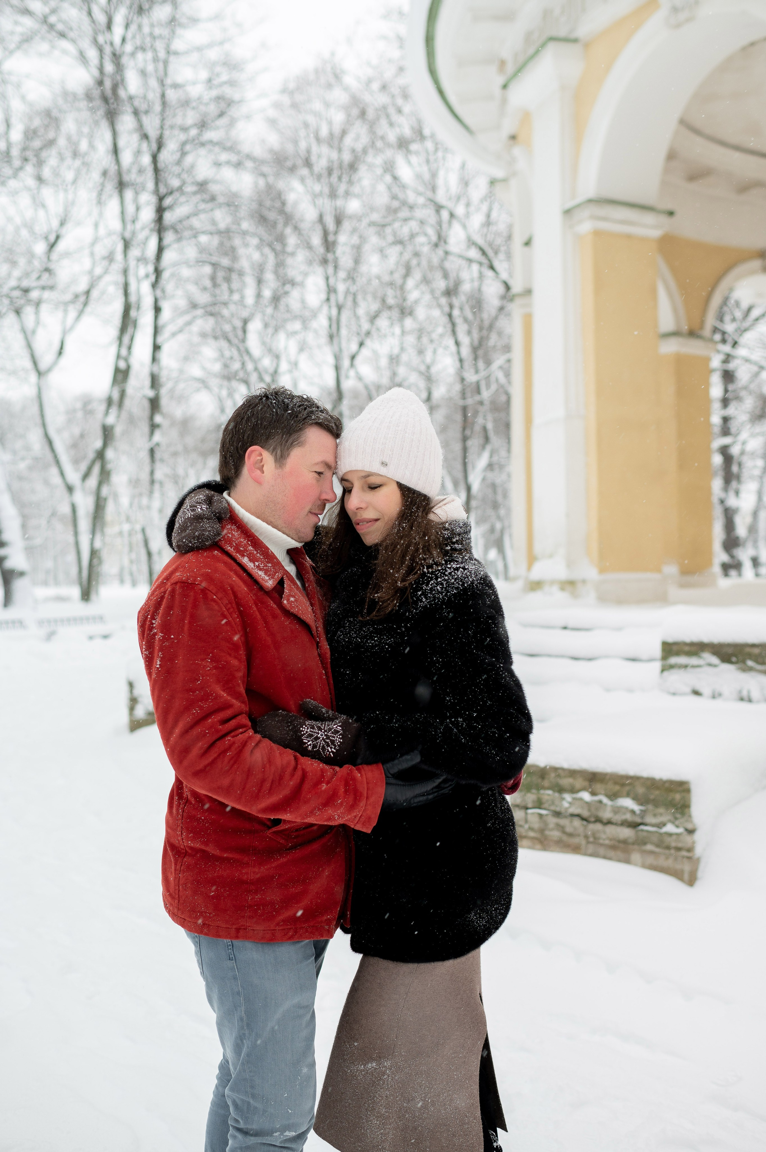 Зимняя прогулка Валерия, Андрей и Егор. Портретный, семейный и свадебный фотограф в Санкт-Петербурге и в Пушкине Ширяев Денис