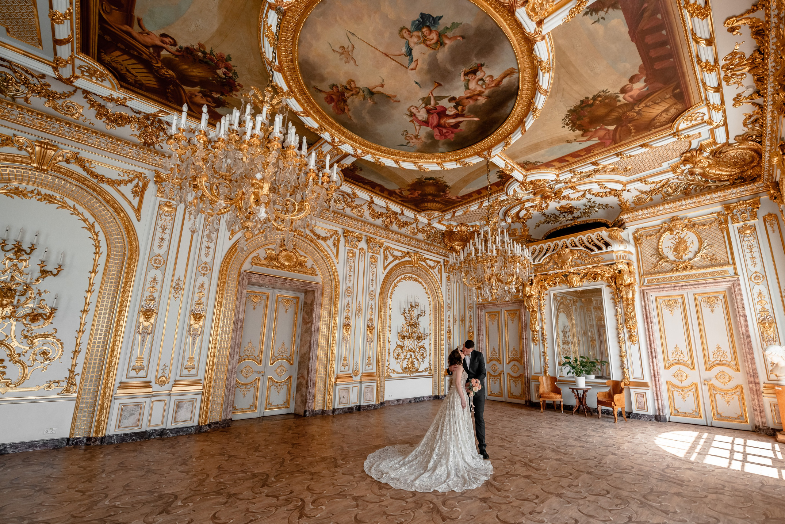 Елена и Дмитрий (свадебная фотосессия в Доме Архитектора — особняке Половцова). Портретный, семейный и свадебный фотограф в Санкт-Петербурге и в Пушкине Ширяев Денис