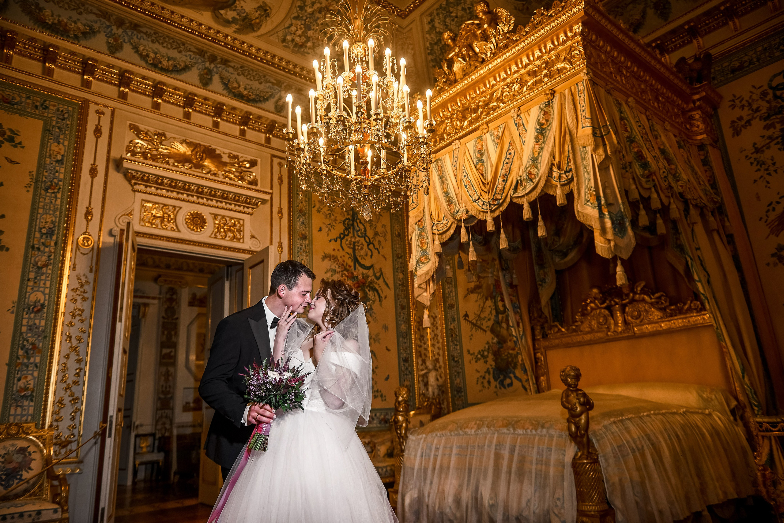 Екатерина и Александр (свадебная фотосессия в Павловском Дворце). Портретный, семейный и свадебный фотограф в Санкт-Петербурге и в Пушкине Ширяев Денис