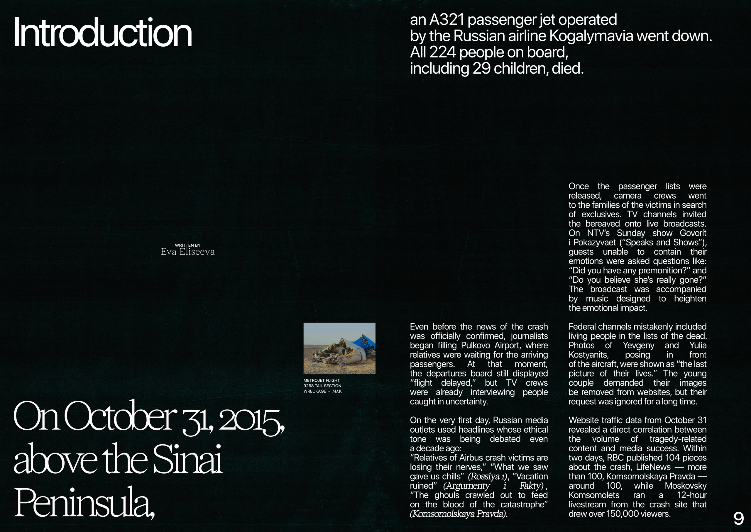 Living dead. Полина Щапова БМК235 Медиаком — НИУ ВШЭ