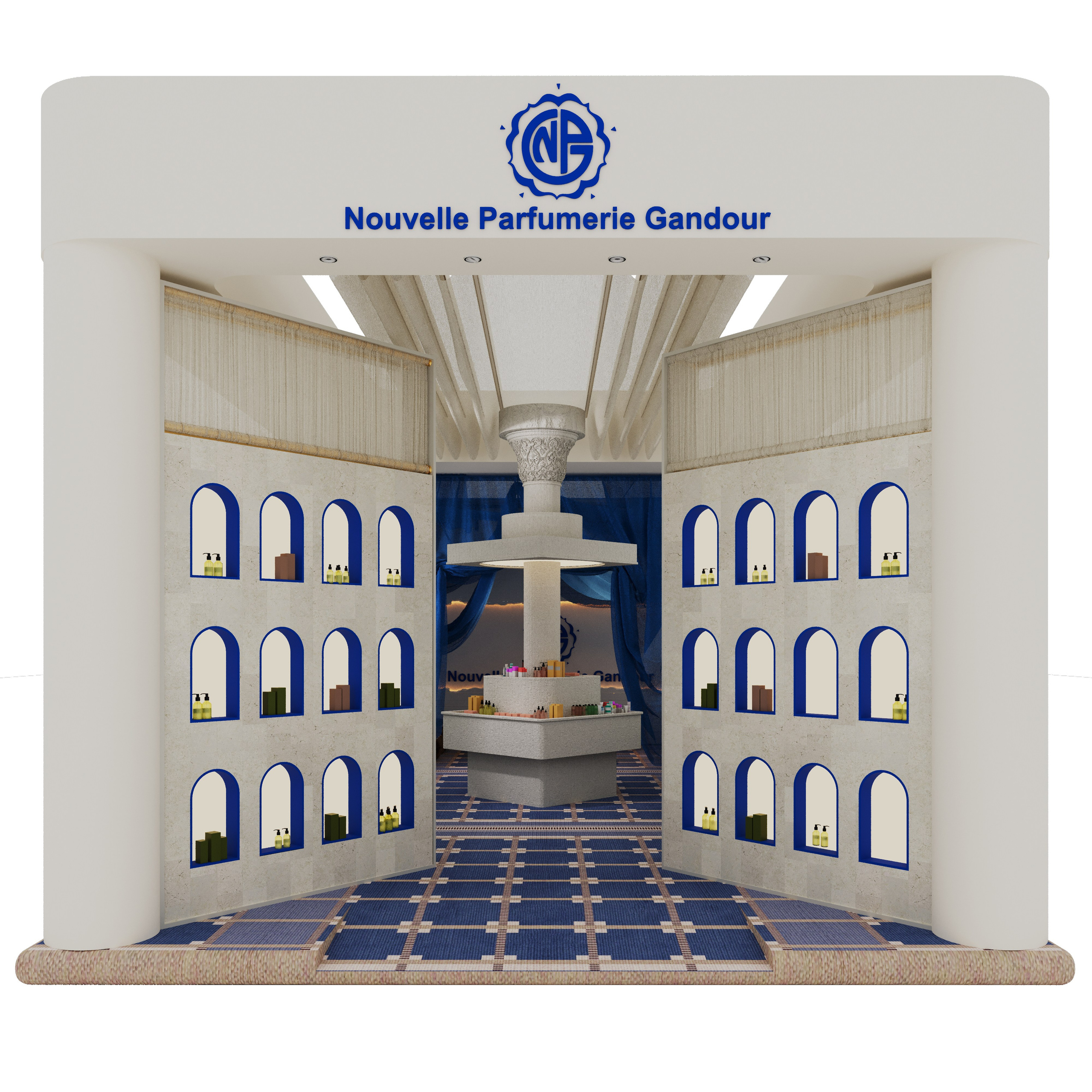 Стенд Dubai BeautyWorld. Дизайнер интерьера в Москве Екатерина Шаймердинова