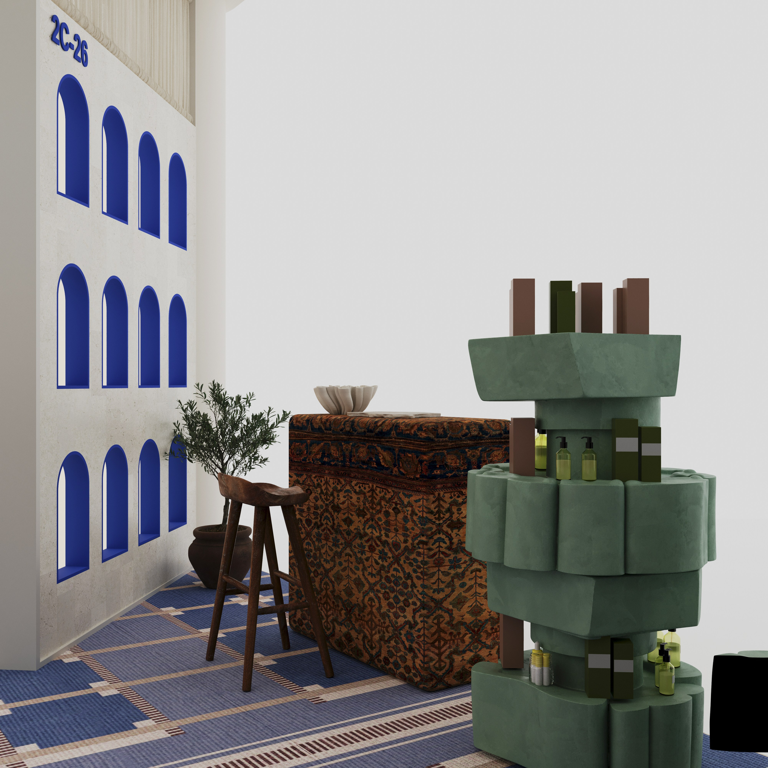 Стенд Dubai BeautyWorld. Дизайнер интерьера в Москве Екатерина Шаймердинова