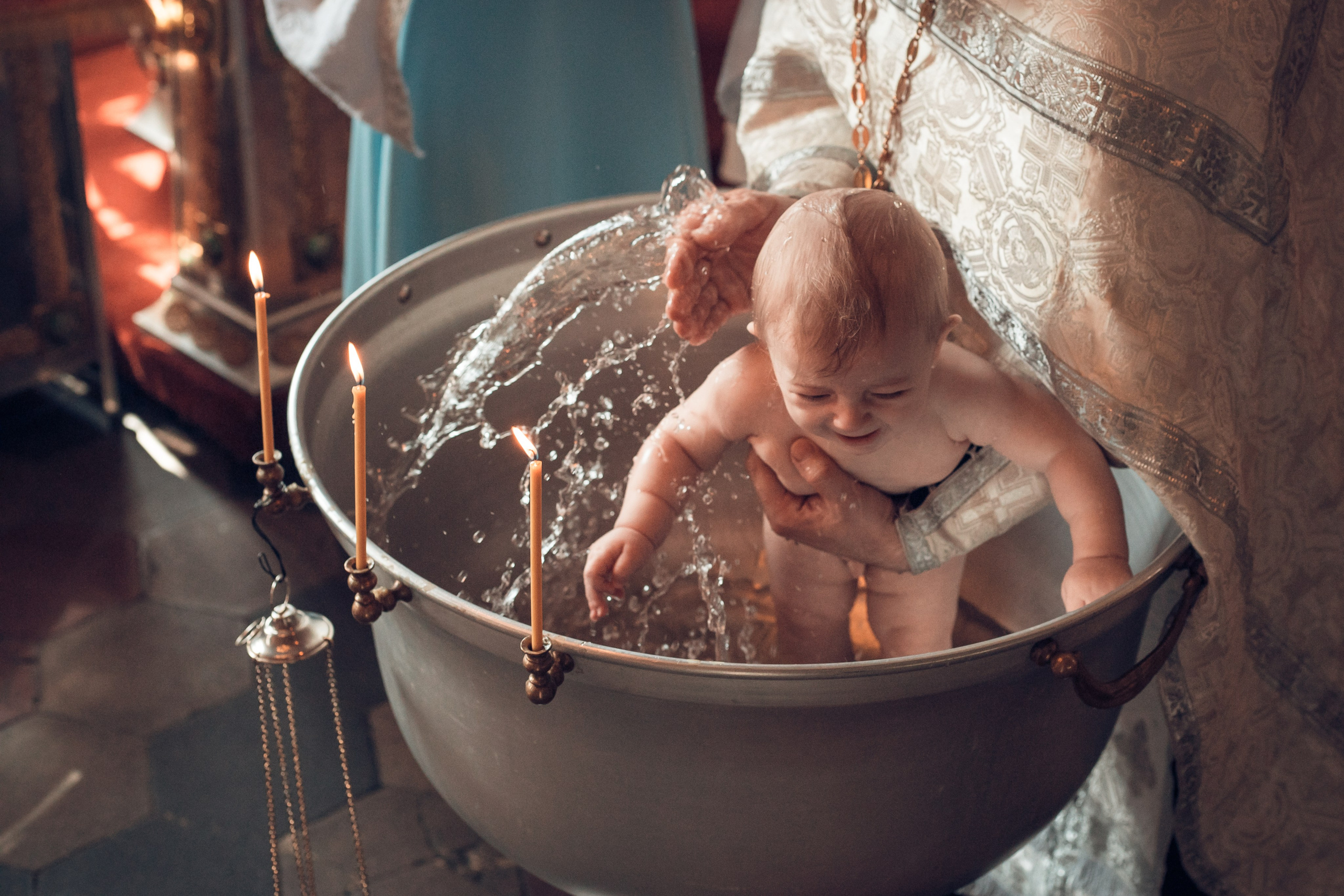 Таинство Крещения Ивана. Борисо-Глебский кафедральный собор. Семейный фотограф в Рязани и Рязанской области