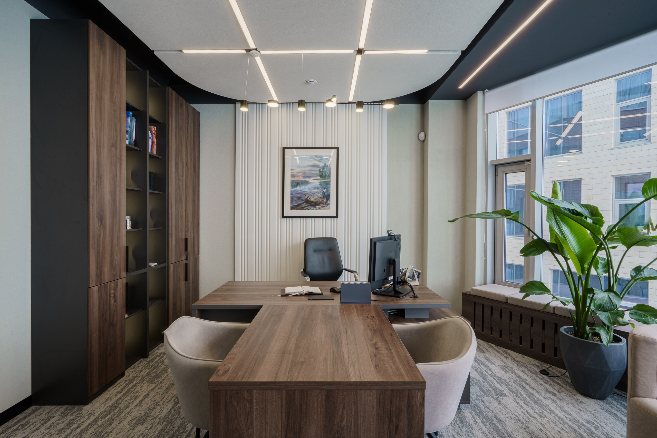 Интерьерная фотосъемка офиса Сбербанка, профессиональный фотограф в Архангельске
