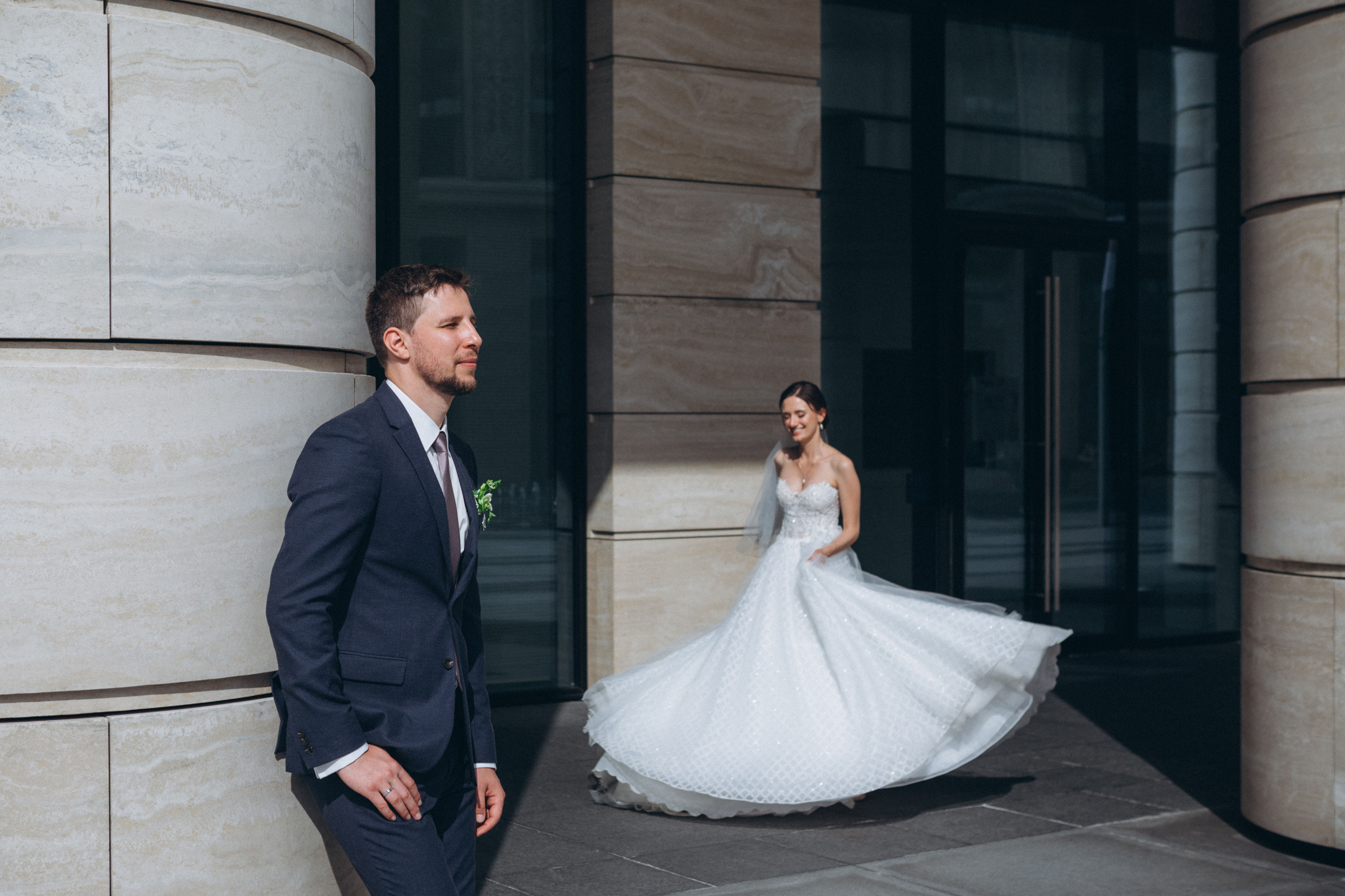 Свадебная съёмка Ильи и Дарии. Свадебный и семейный фотограф в Санкт-Петербурге Яцына Юрий. Видеоопер