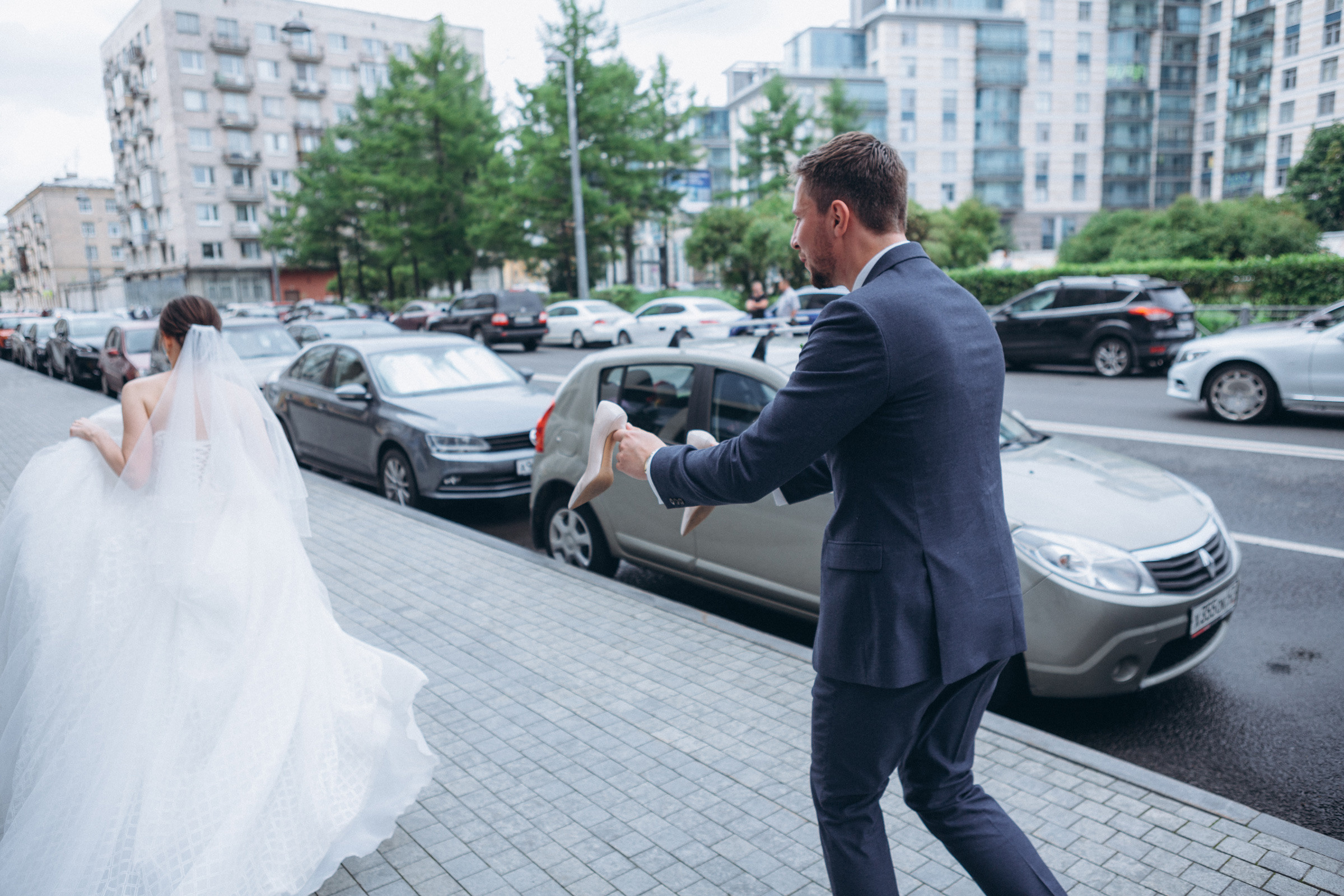 Свадебная съёмка Ильи и Дарии. Свадебный и семейный фотограф в Санкт-Петербурге Яцына Юрий. Видеоопер