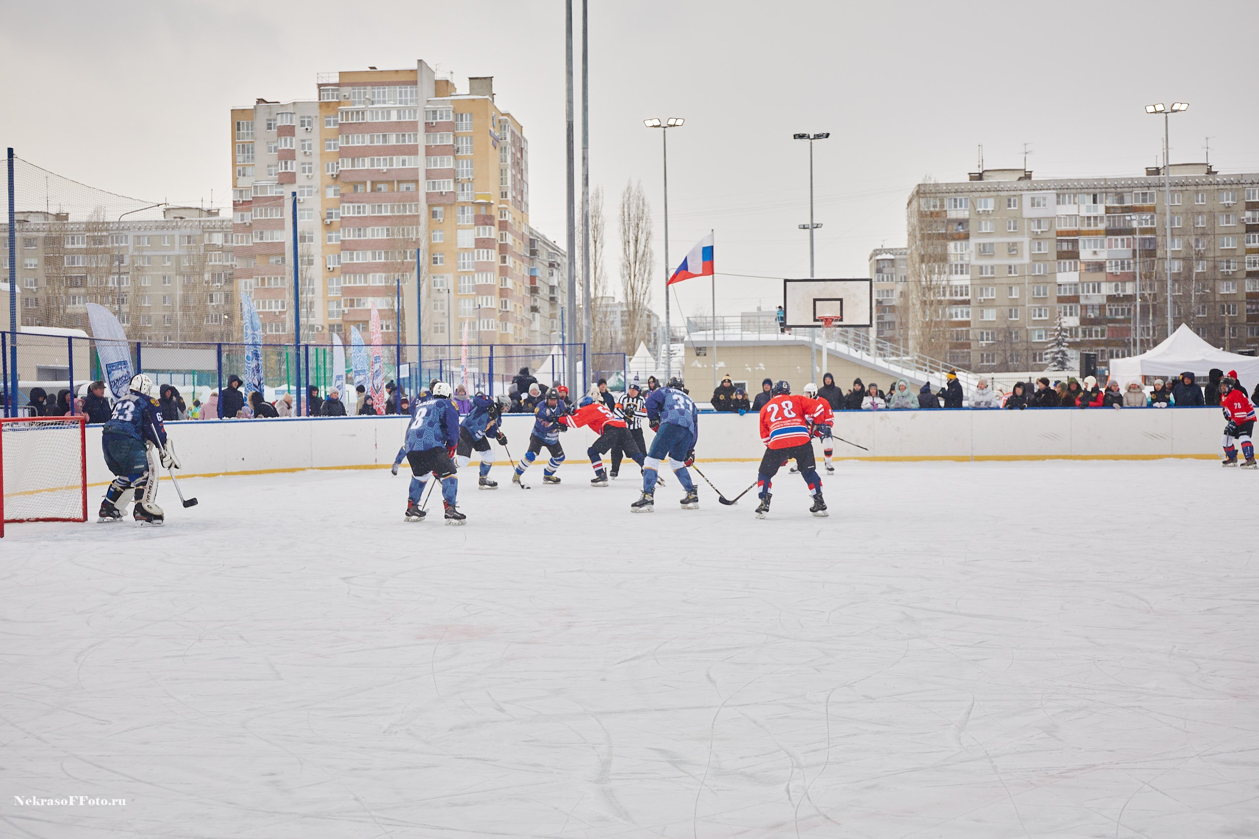 Турнир по хоккею «Русская классика» в рамках Офицерской хоккейной лиги. Спортивный фотограф Некрасов Денис