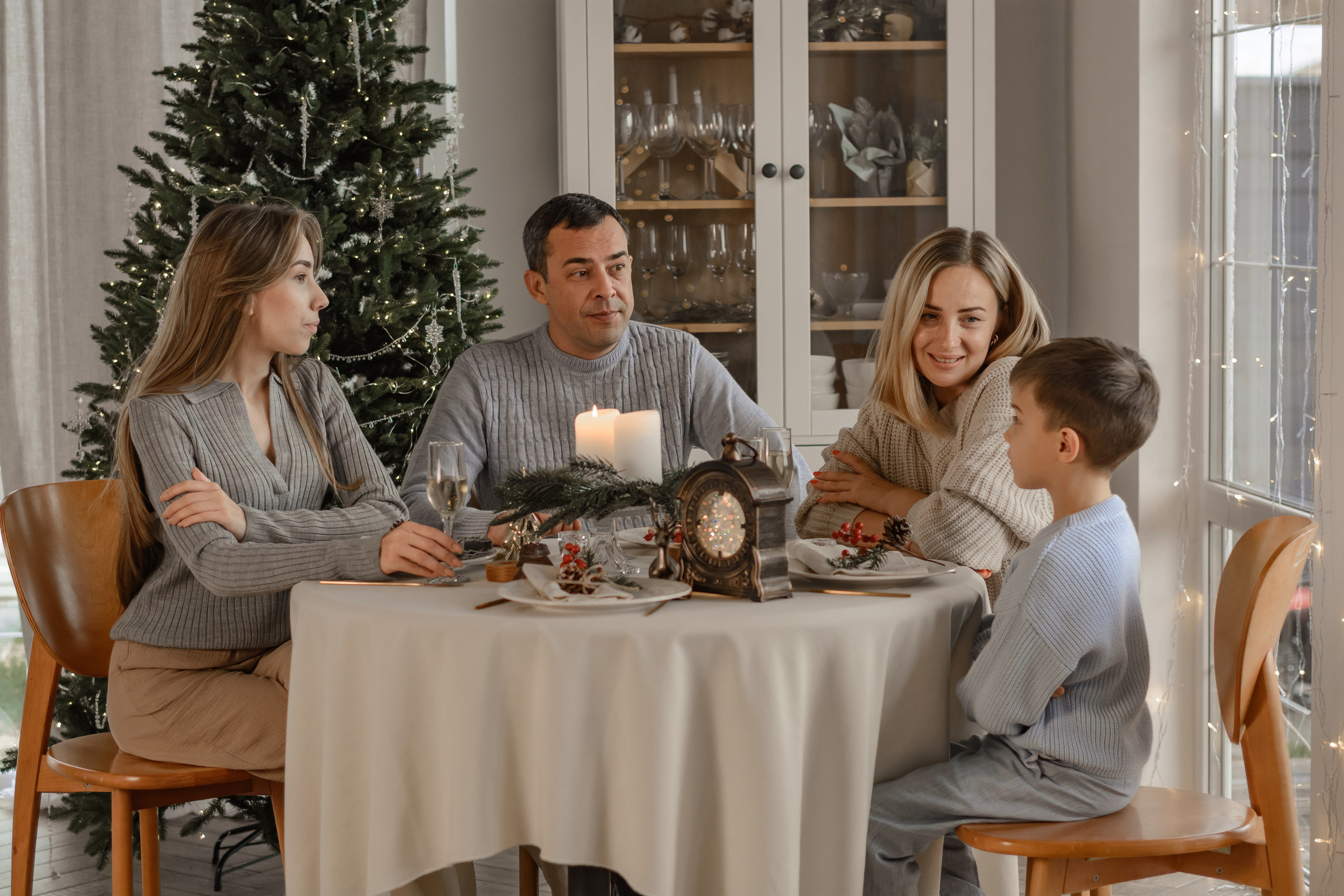 Новогодняя семейная фотосессия Дода. Семейный и детский фотограф Кущ Наташа