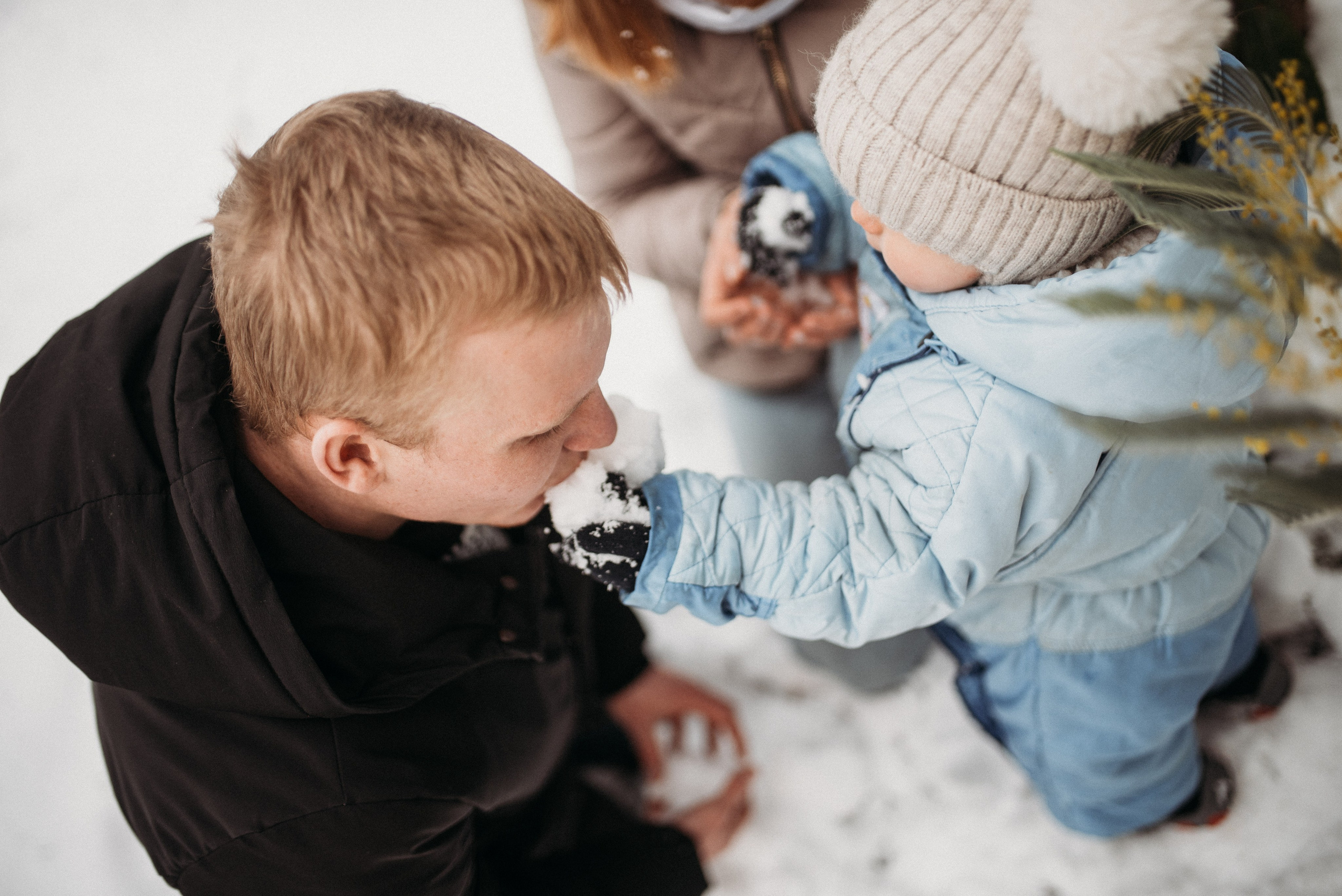 Серёжа и снег ❄️. Фотограф в Сочи — Маргарита Поганова