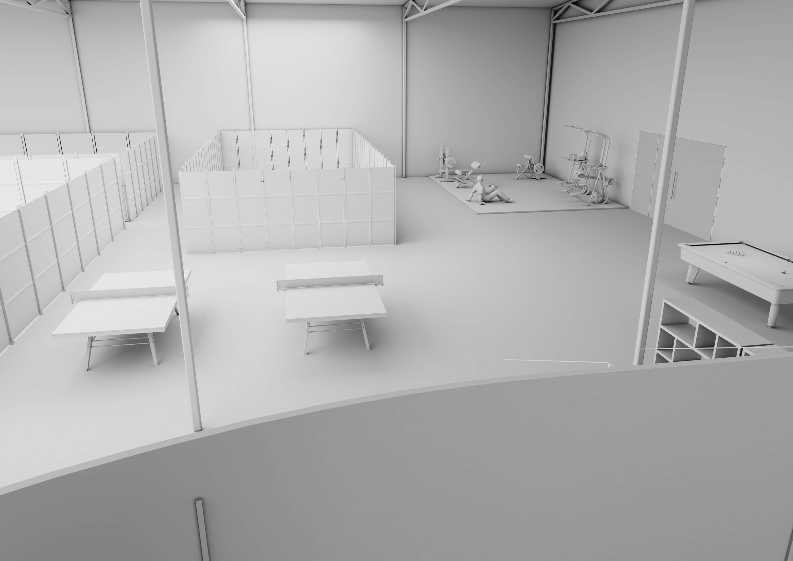 Кейс: 3D-визуализация спортивного комплекса — от чертежа от руки до архитектурной концепции. Фотограф и 3D-визуализатор в Истре — фото, видео, визуализация