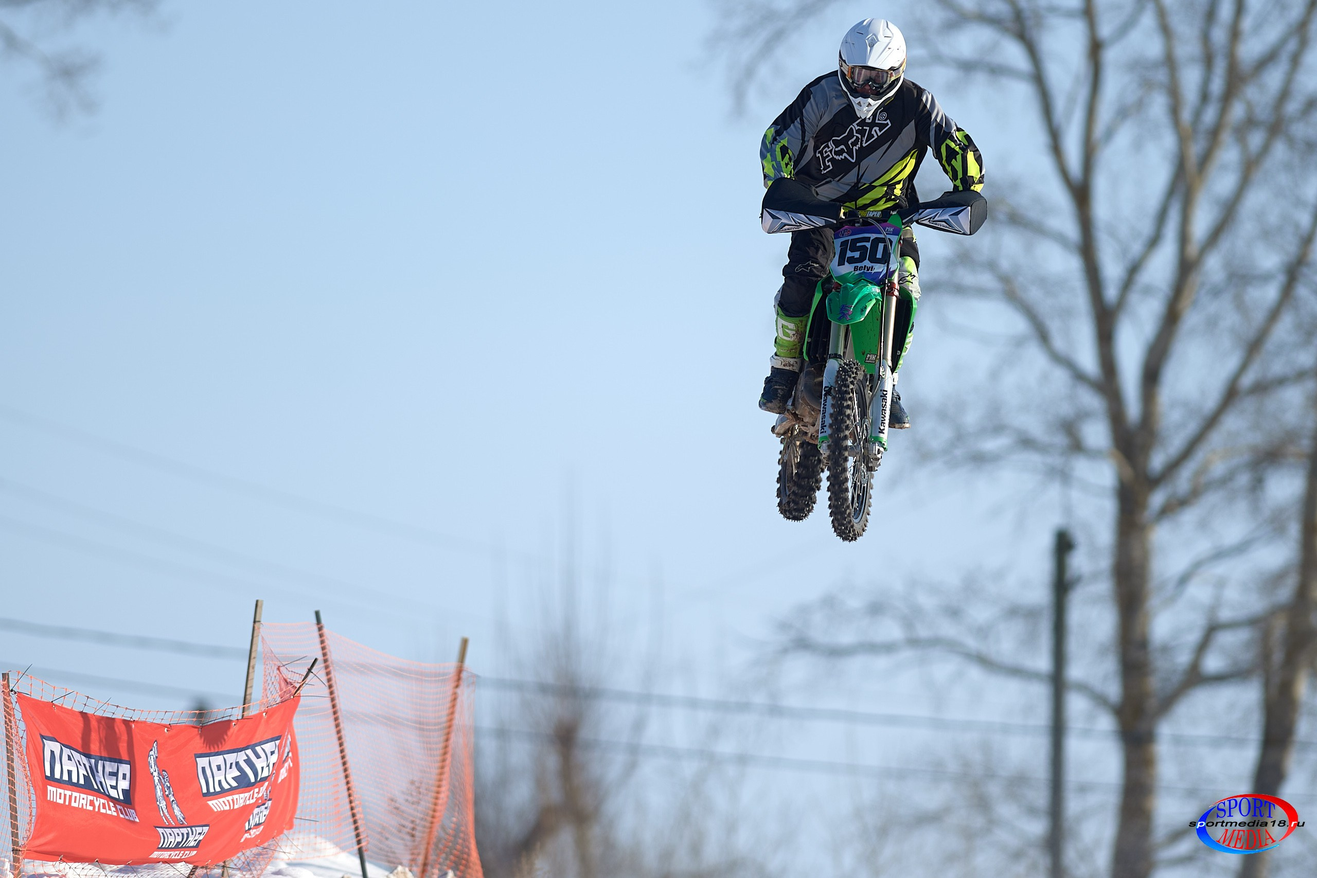 3 этап Кубка Удмуртской Республики по мотокроссу. Воткинск 23.02.2025. Спортивный репортажный фотограф в Ижевске Сергей Мерзляков